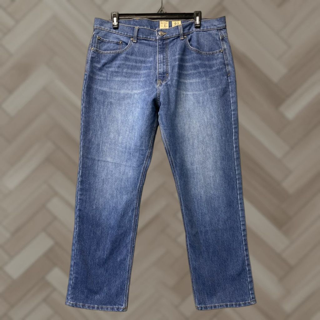 Denime RedHead Jeans Mens 40x32 Denim Blue Straight Leg 5-Pocket Regular Size 40 Inseam 32 Vintage No N/A Size US 40 / EU 56 - 1 Thumbnail