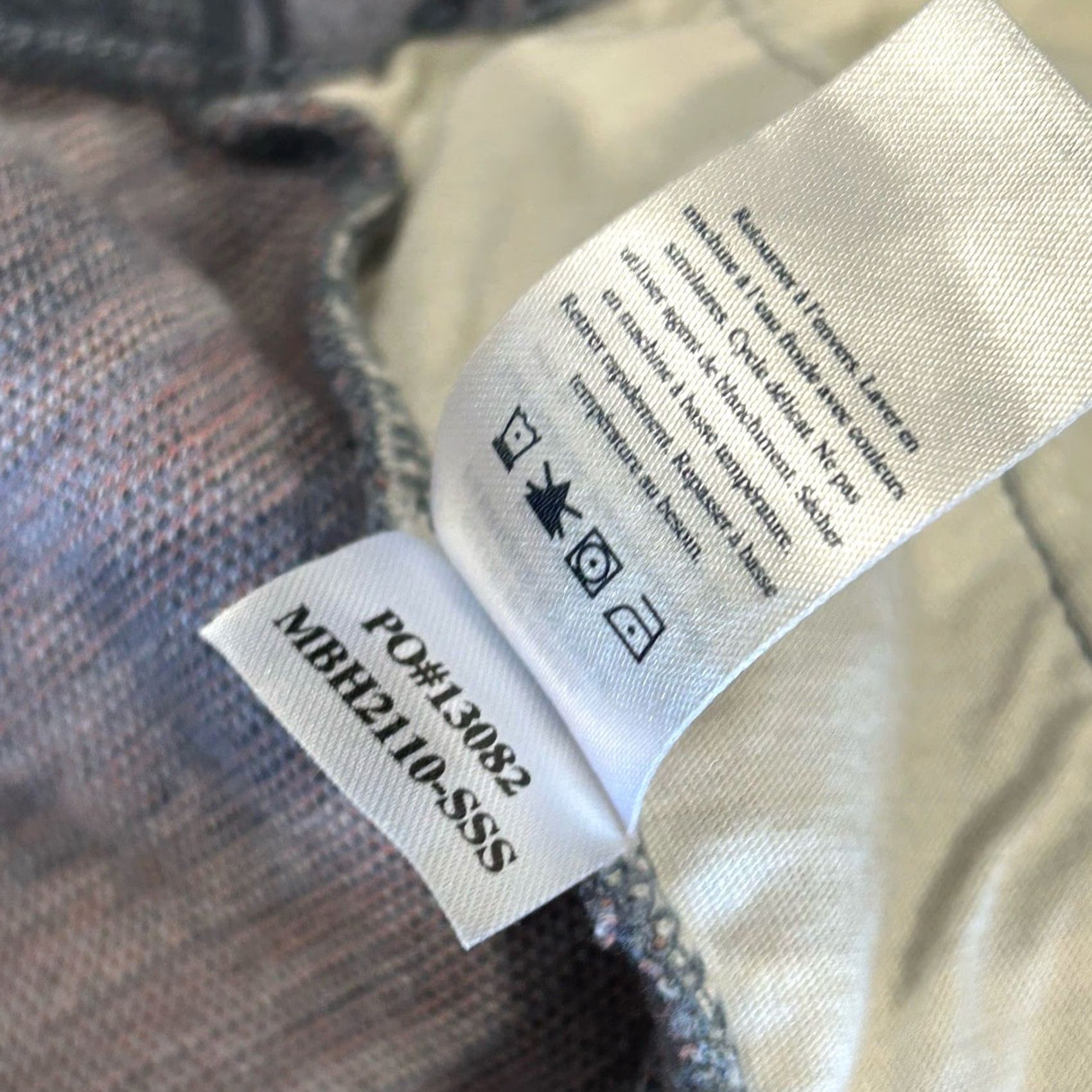 Faherty Faherty Pants Drawstring Men’s L Blue Geometric Southwestern High Rise Tapered Jogger Casual, Travel Knit Flannel Cotton Front Pockets VINTAGE? Size 36" / US 14 / IT 50 - 5 Thumbnail