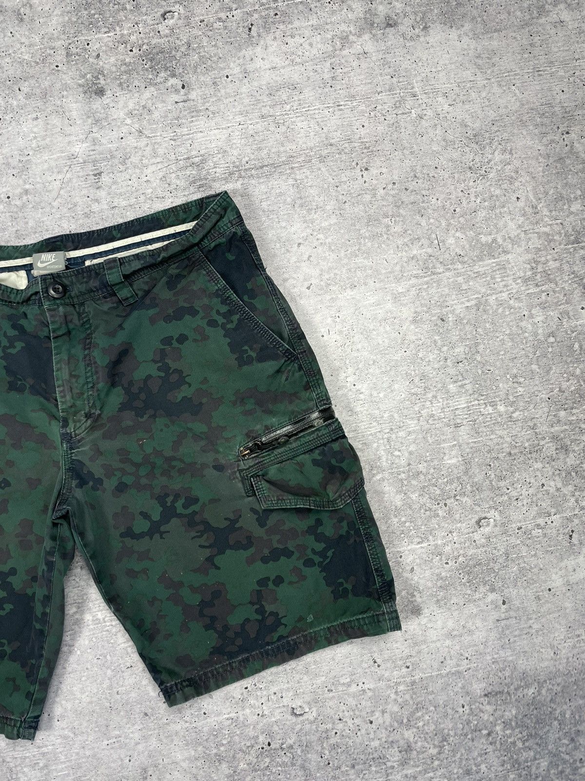 Nike Vintage Nike 90’s Y2K Style Drill Military Cargo Shorts Size US 34 / EU 50 - 3 Thumbnail