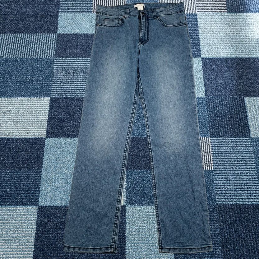 H&M H&M Jeans Womens 6 Mid-Rise Straight 5-Pocket Rinse Wash Blue Denim Size 28" / US 6 / IT 42 - 1 Thumbnail