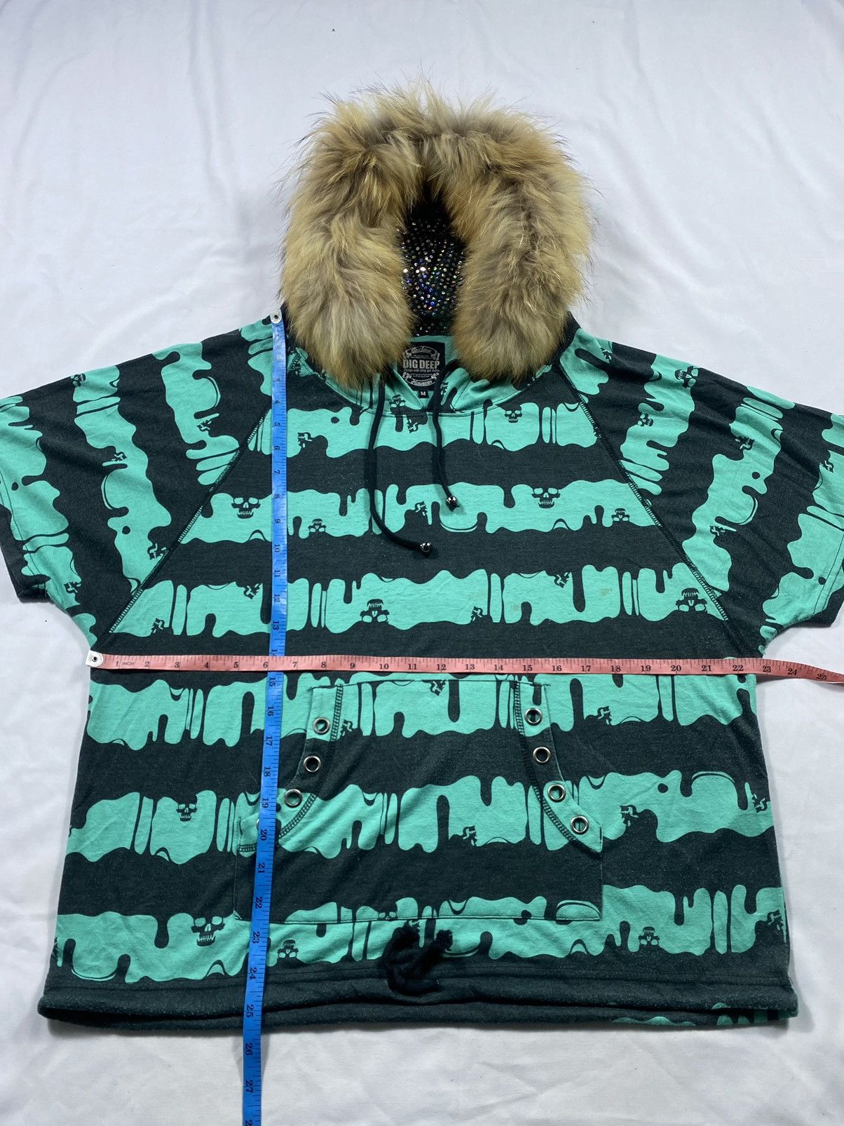 Japanese Brand Japanese Dig Deep Ghotic punk fur zip hoodie Size US M / EU 48-50 / 2 - 9 Thumbnail