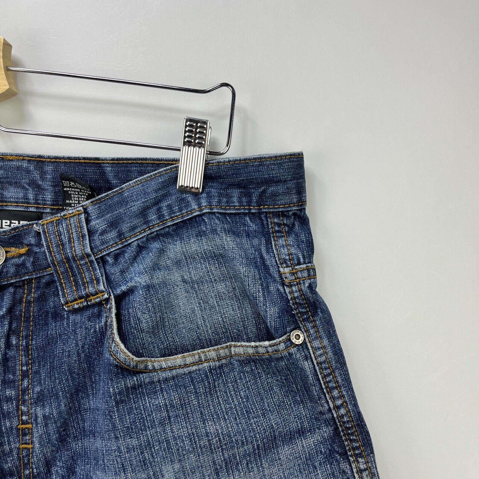 Rocawear × Vintage Vintage Y2K Rocawear Baggy Denim Jean Shorts 34 Hip Hop Size US 34 / EU 50 - 7 Thumbnail