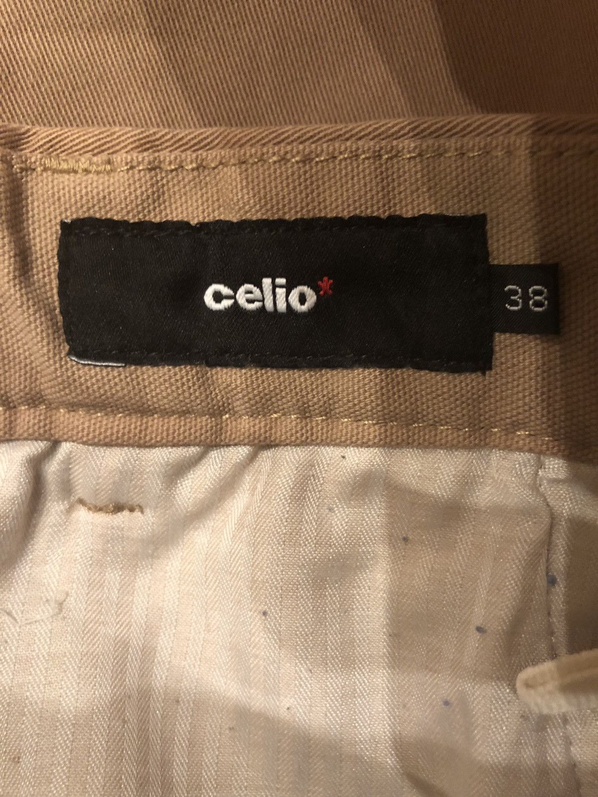 Celio CELIO Brown Chino Khaki Men's Pants Slim Fit Size 30 Size US 30 / EU 46 - 8 Thumbnail