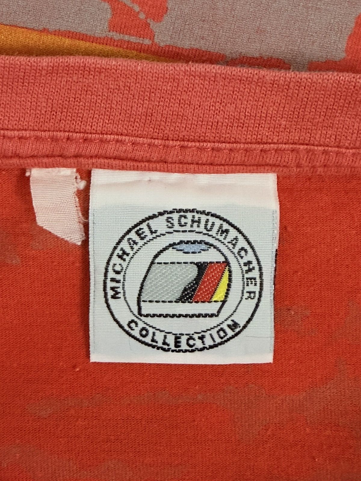 Vintage Vintage Michael Schumacher 90s F1 Ferrari overprint shirt Size US XL / EU 56 / 4 - 4 Thumbnail