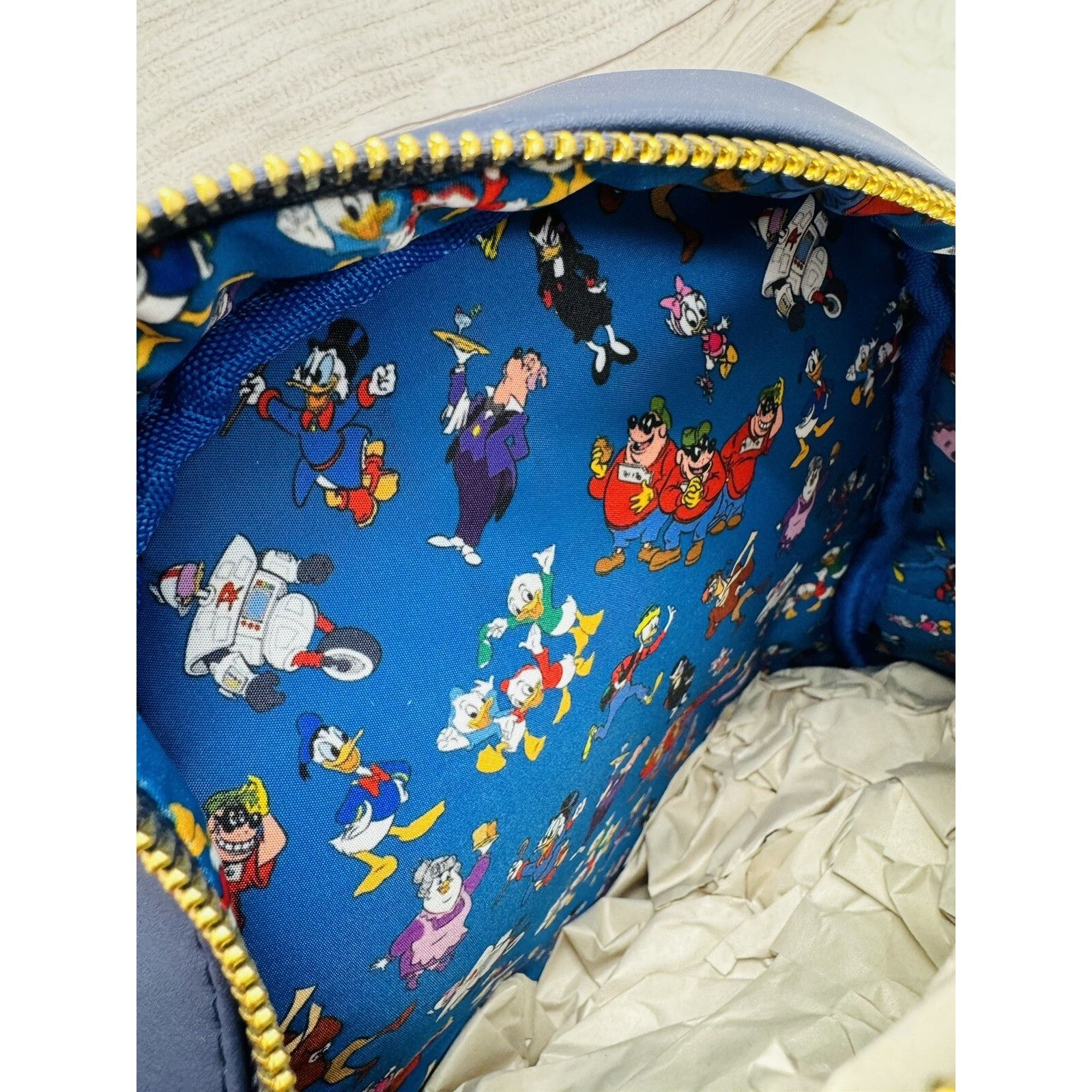 Disney Loungefly DuckTales Cast Donald Duck Scrooge Backpack BoxLun Size ONE SIZE - 5 Thumbnail