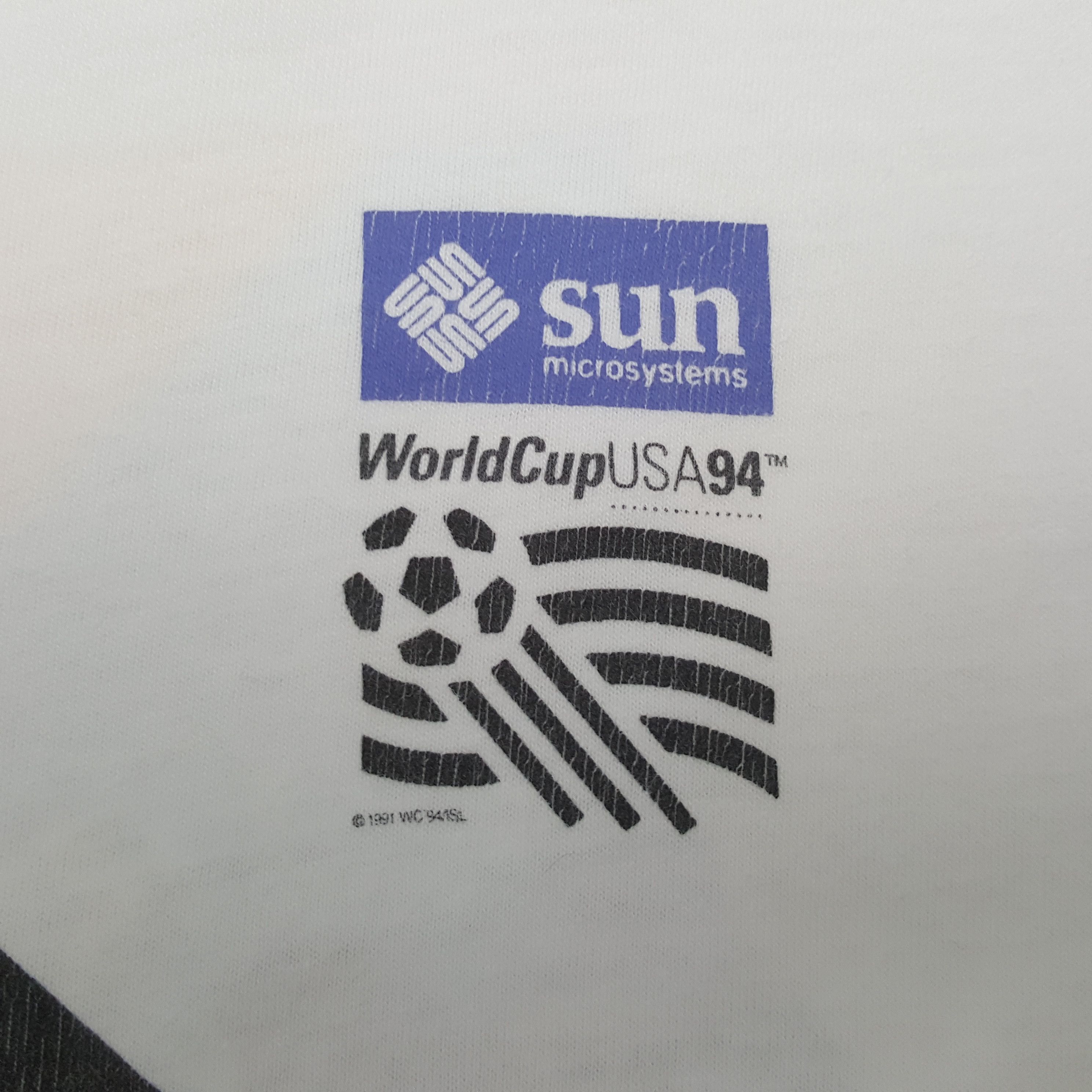 Hanes World Cup USA 94 Promo Style Vintage Tshirt C299N37 Size US L / EU 52-54 / 3 - 8 Thumbnail