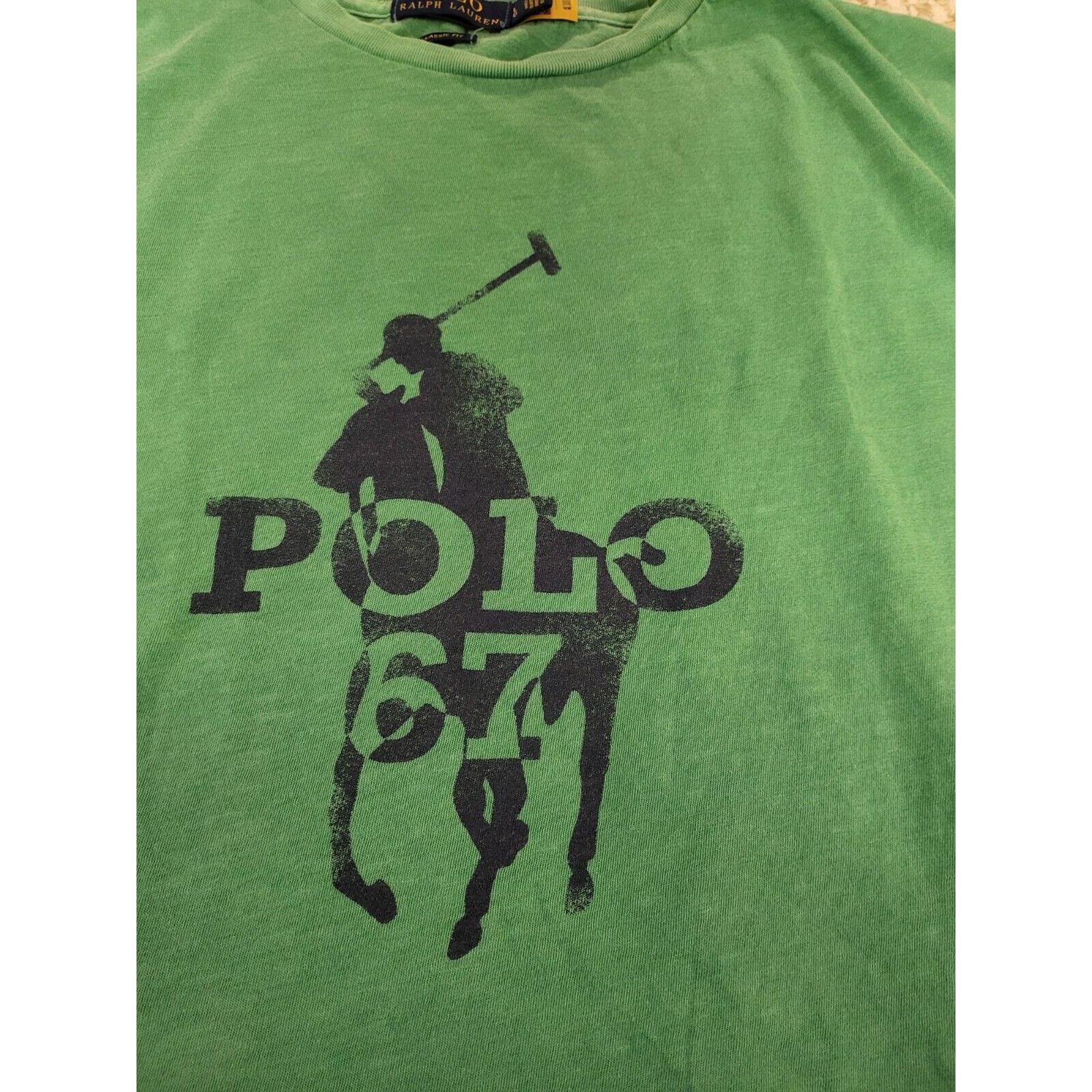 Ralph Lauren Polo Ralph Lauren Polo Player 67 Print T-Shirt Shirt Mens Size US L / EU 52-54 / 3 - 2 Thumbnail