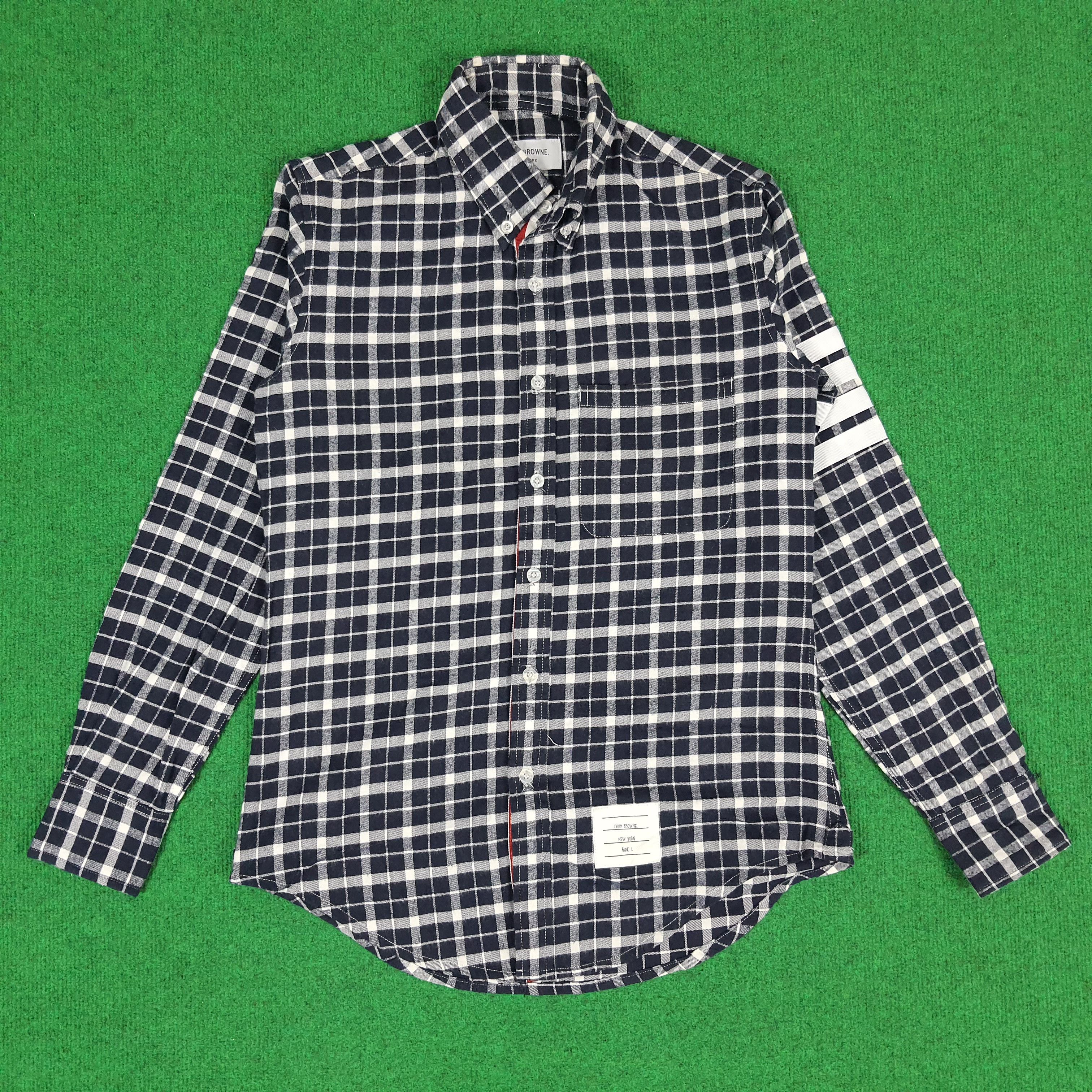Japanese Brand Vintage Thom Browne New York Button Up Long Sleeve Shirt Size US S / EU 44-46 / 1 - 1 Thumbnail