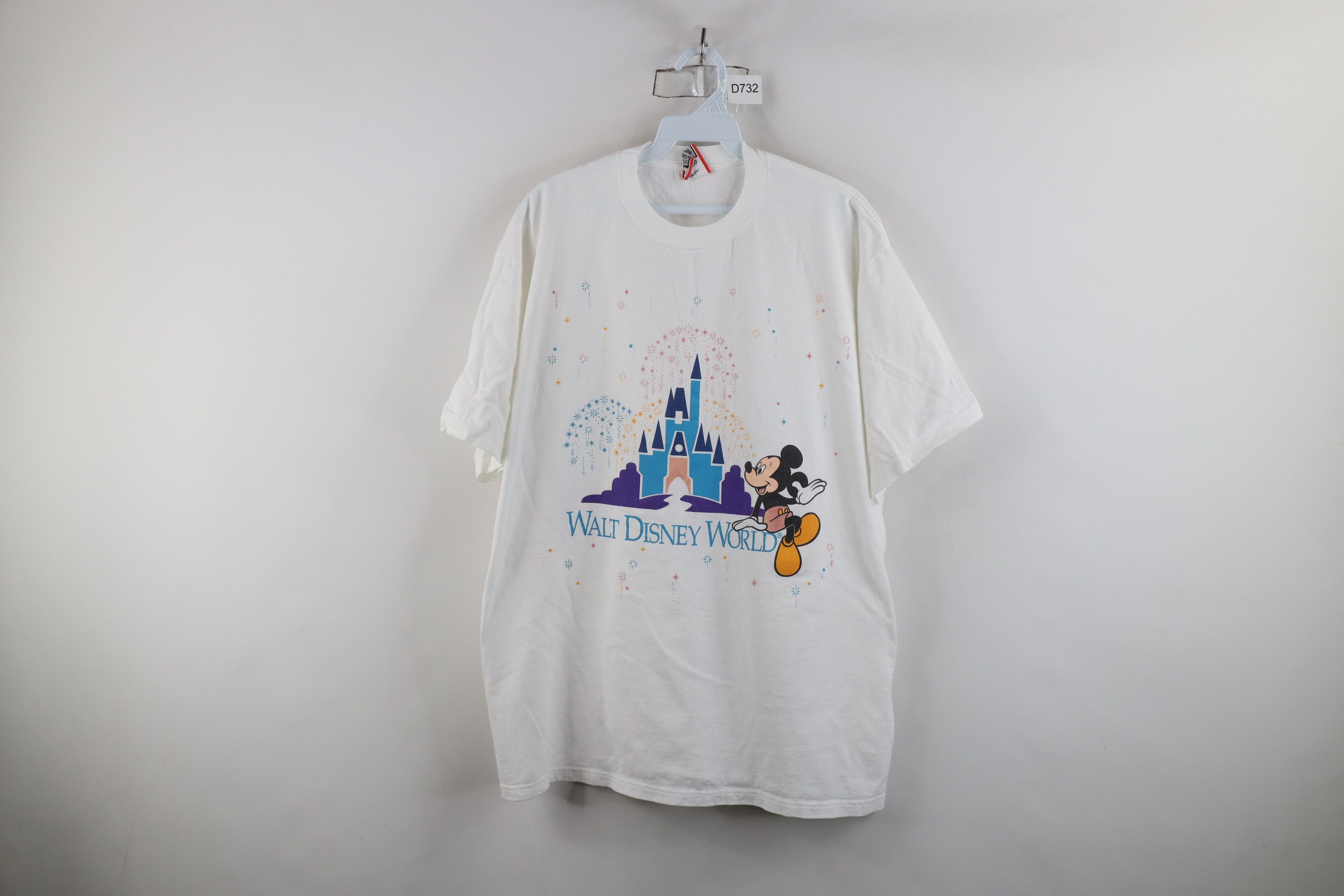 Disney × Vintage Vintage 90s Disney Disney World Mickey Mouse T-Shirt USA Size US XL / EU 56 / 4 - 1 Thumbnail