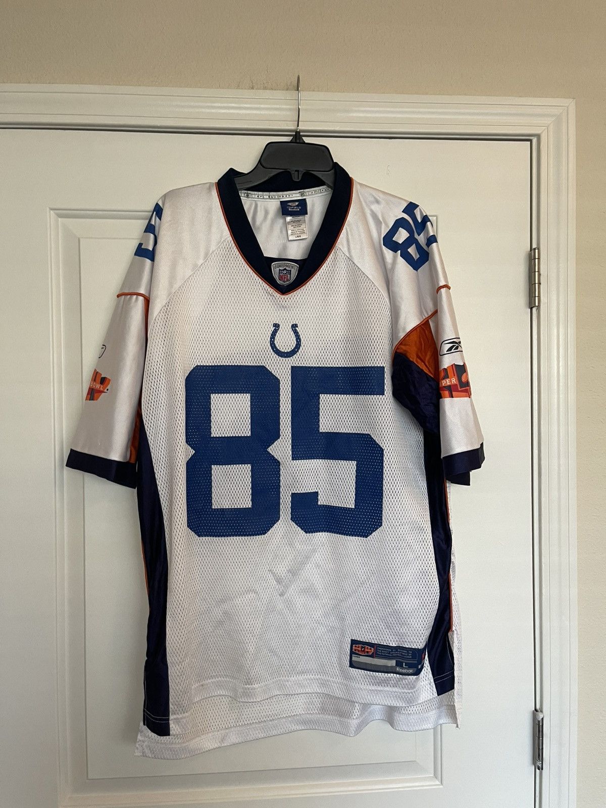 NFL × Reebok Pierre Garcon Indianapolis Colts Reebok Superbowl Jersey Size US L / EU 52-54 / 3 - 1 Thumbnail
