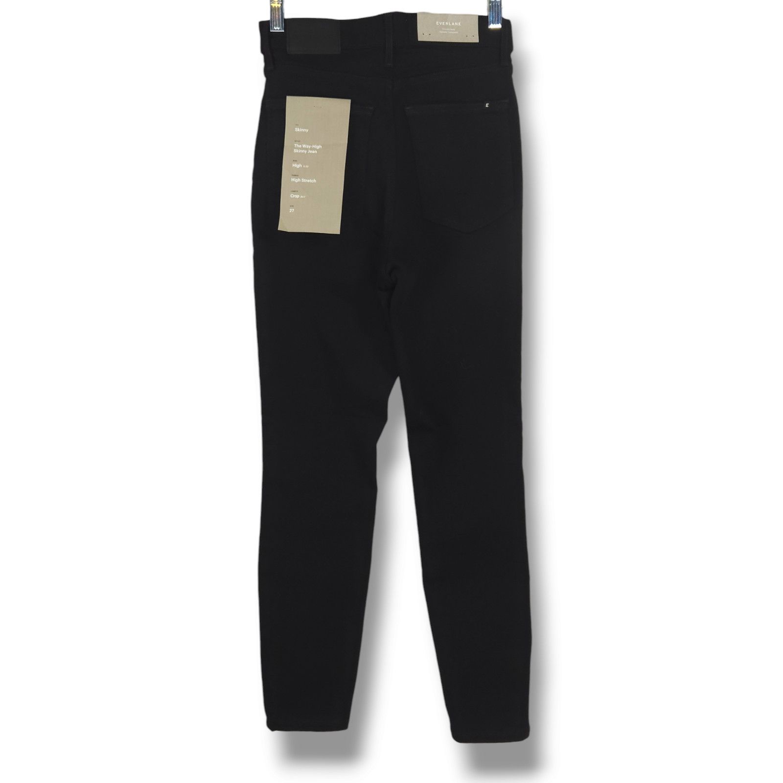 Everlane NWT Everlane Way-High Crop Skinny Jeans Sz. 27x26.50 Black Size 27" / US 4 / IT 40 - 5 Thumbnail