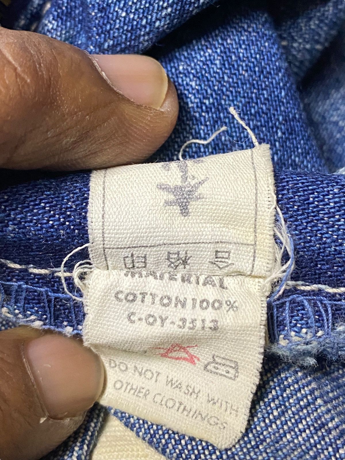 Big John Vintage Big John World Workers Carpenter Denim Jeans Size US 30 / EU 46 - 18 Thumbnail