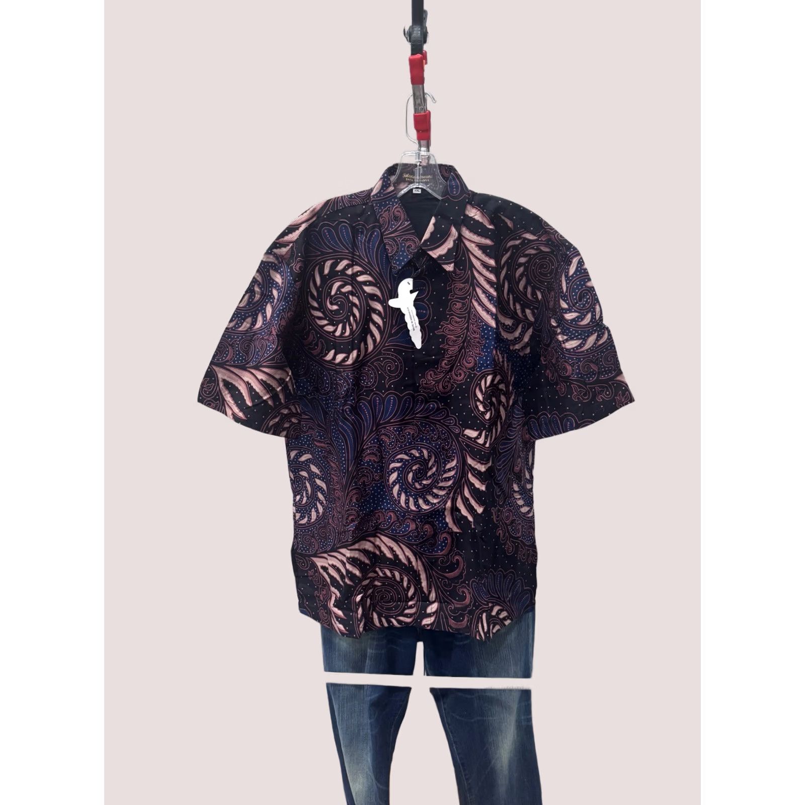 Nique NWT Talenta Kenana Batik Unique SHORT SLEEVE BUTTON UP SHIRT 2XL XXL Mens Multicolor Batik Kenana NWT Talenta Shirt Size US XXL / EU 58 / 5 - 1 Thumbnail