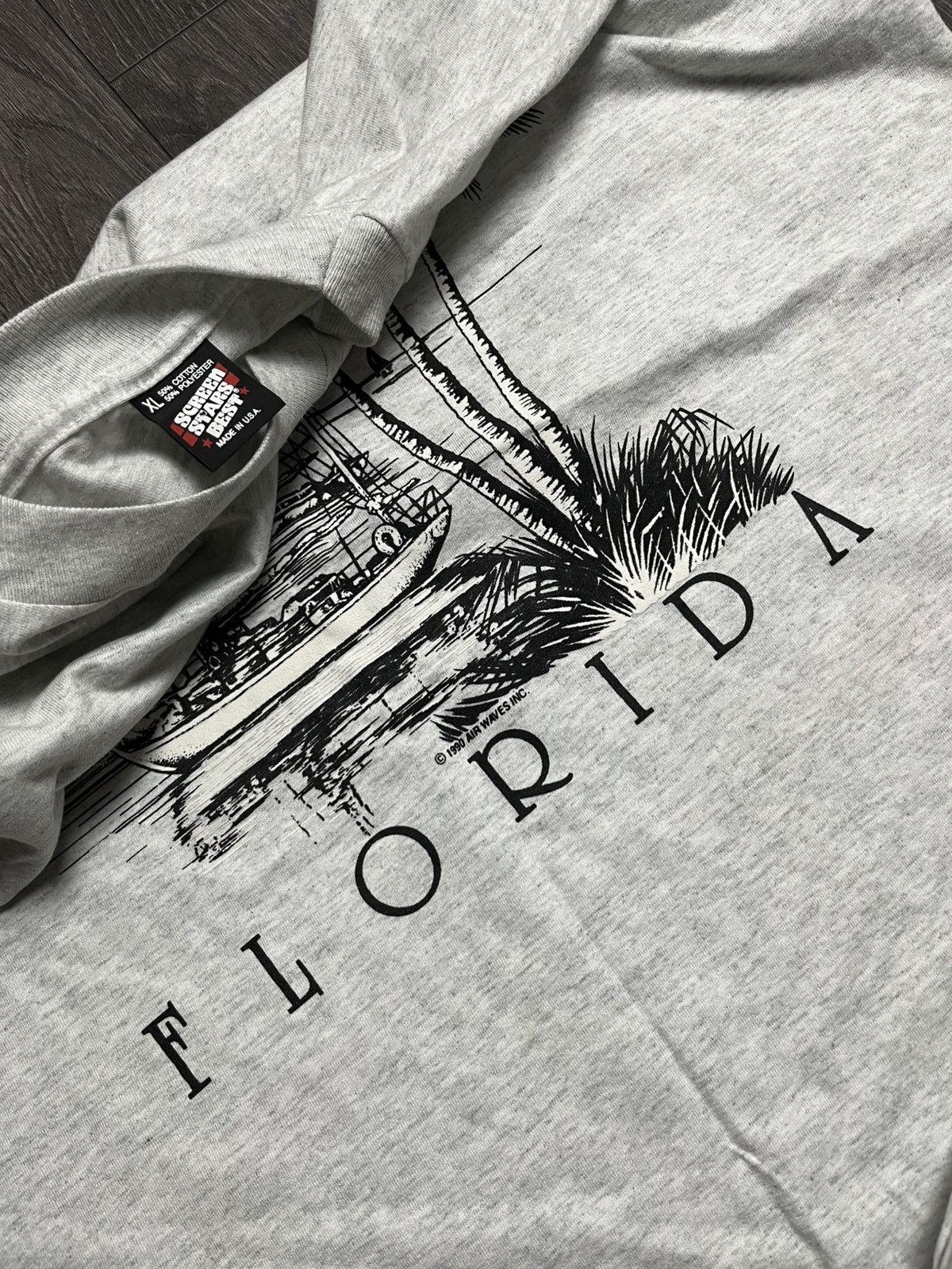 Vintage VTG 1990 Florida Beach Sailboat T-Shirt Screen Stars Best XL Size US XL / EU 56 / 4 - 6 Thumbnail