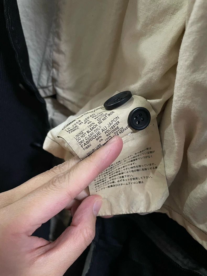 Comme des Garcons Comme Des Garcons Custom Suit Classic Retro Jacket Size XS / US 0-2 / IT 36-38 - 7 Thumbnail