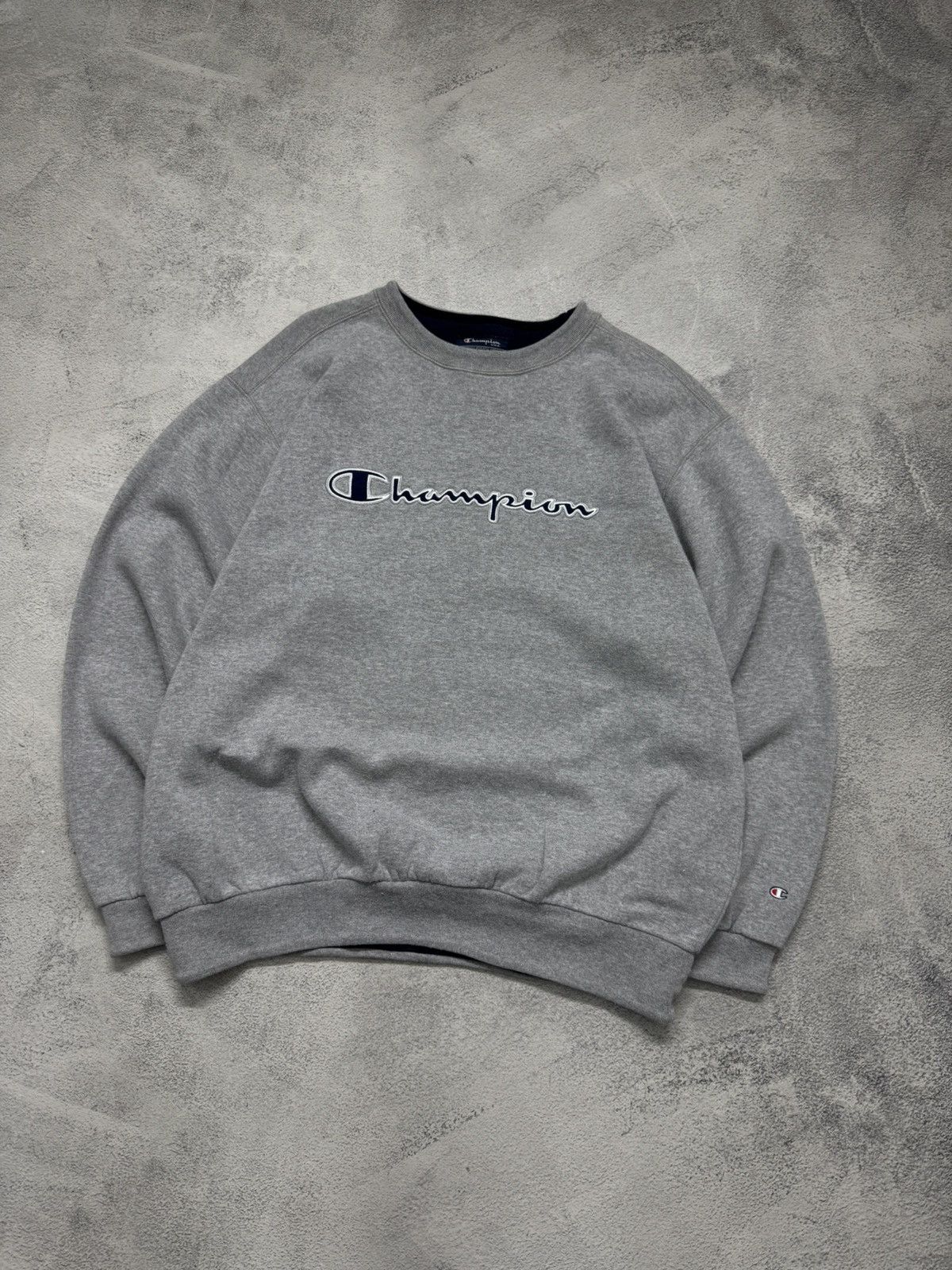 Champion Vintage Y2k Champion Spell Out Big Logo Sweatshirt 90’s Size US XL / EU 56 / 4 - 4 Thumbnail