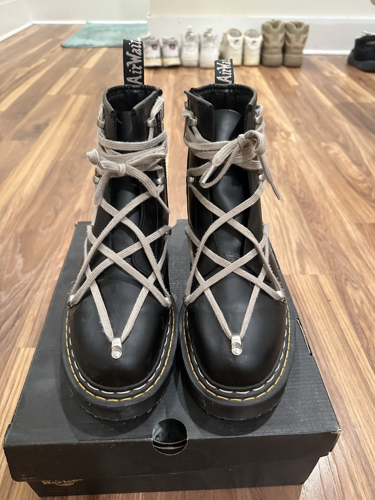 Rick Owens 1460 Bex Leather Lace up Boots