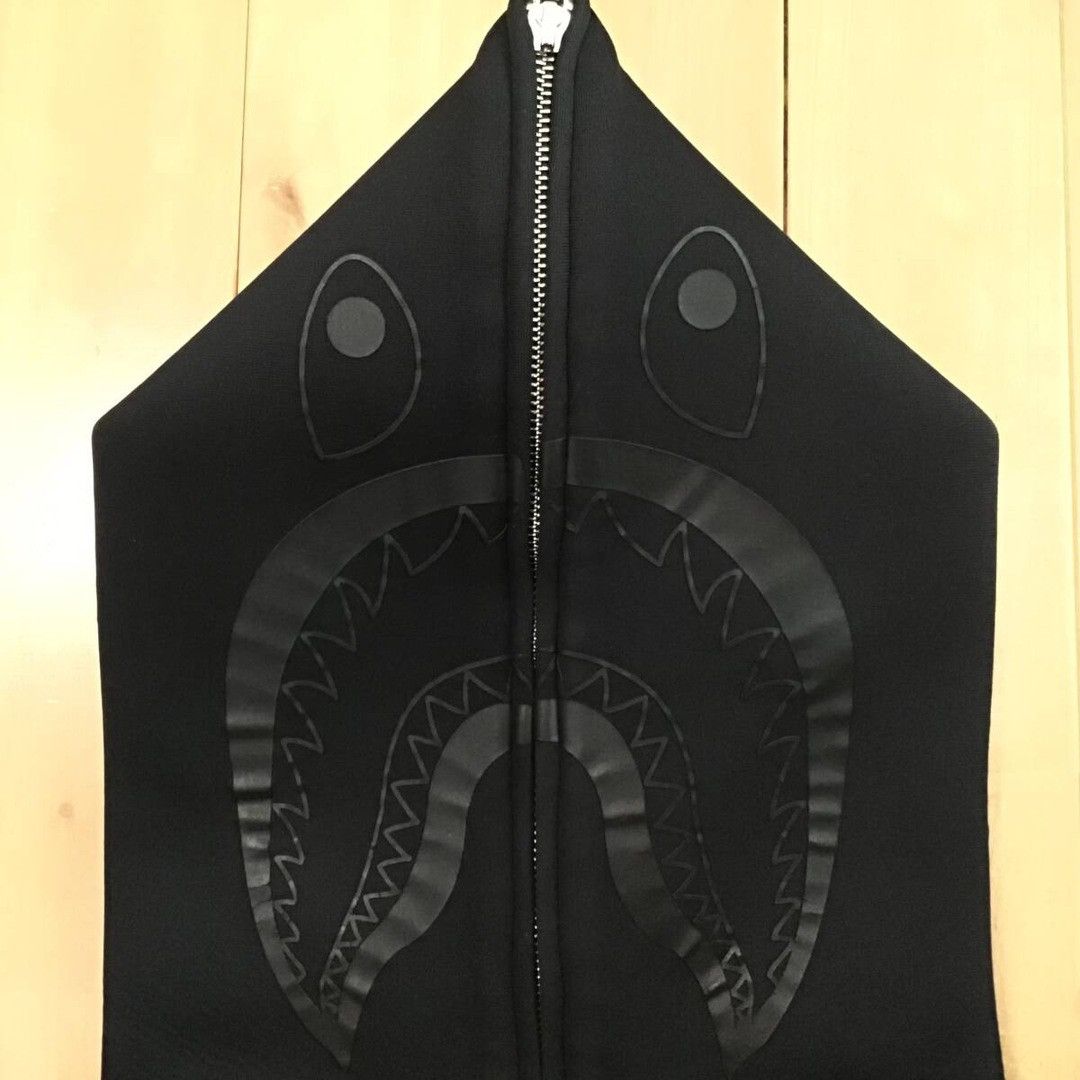 Bape BAPE Neoprene shark full zip hoodie a bathing ape Size US XL / EU 56 / 4 - 2 Thumbnail