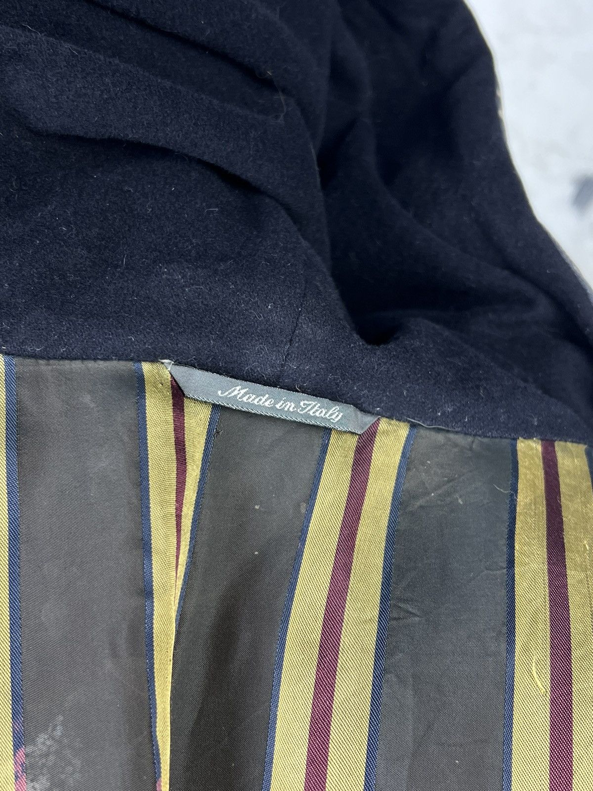 Byblos Byblos Bleached Custom Duffle Coat Hooded Made in Italy L-XL Size US XL / EU 56 / 4 - 12 Thumbnail