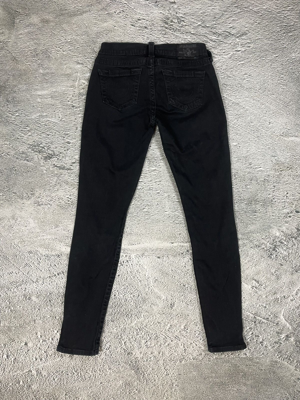 True Religion True Religion jeans biker black vintage Y2K slim skinny Size 26" / US 2 / IT 38 - 5 Thumbnail