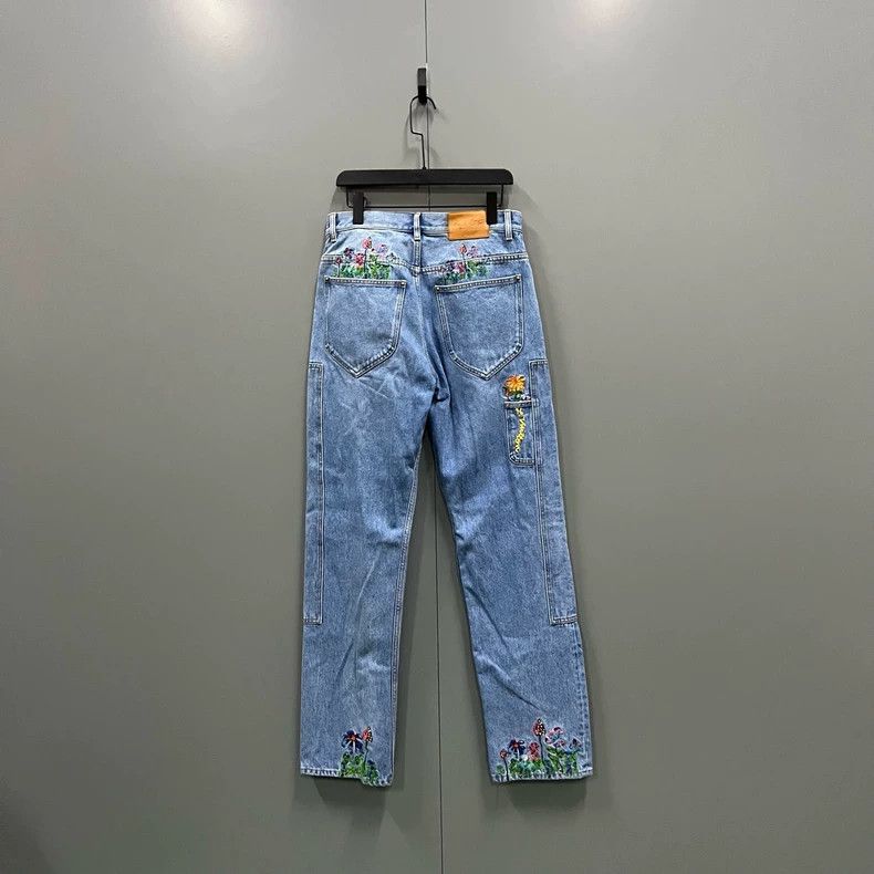 Louis Vuitton Louis Vuitton floral embroidery jeans 2502-Nextarrow Size US 29 - 2 Thumbnail