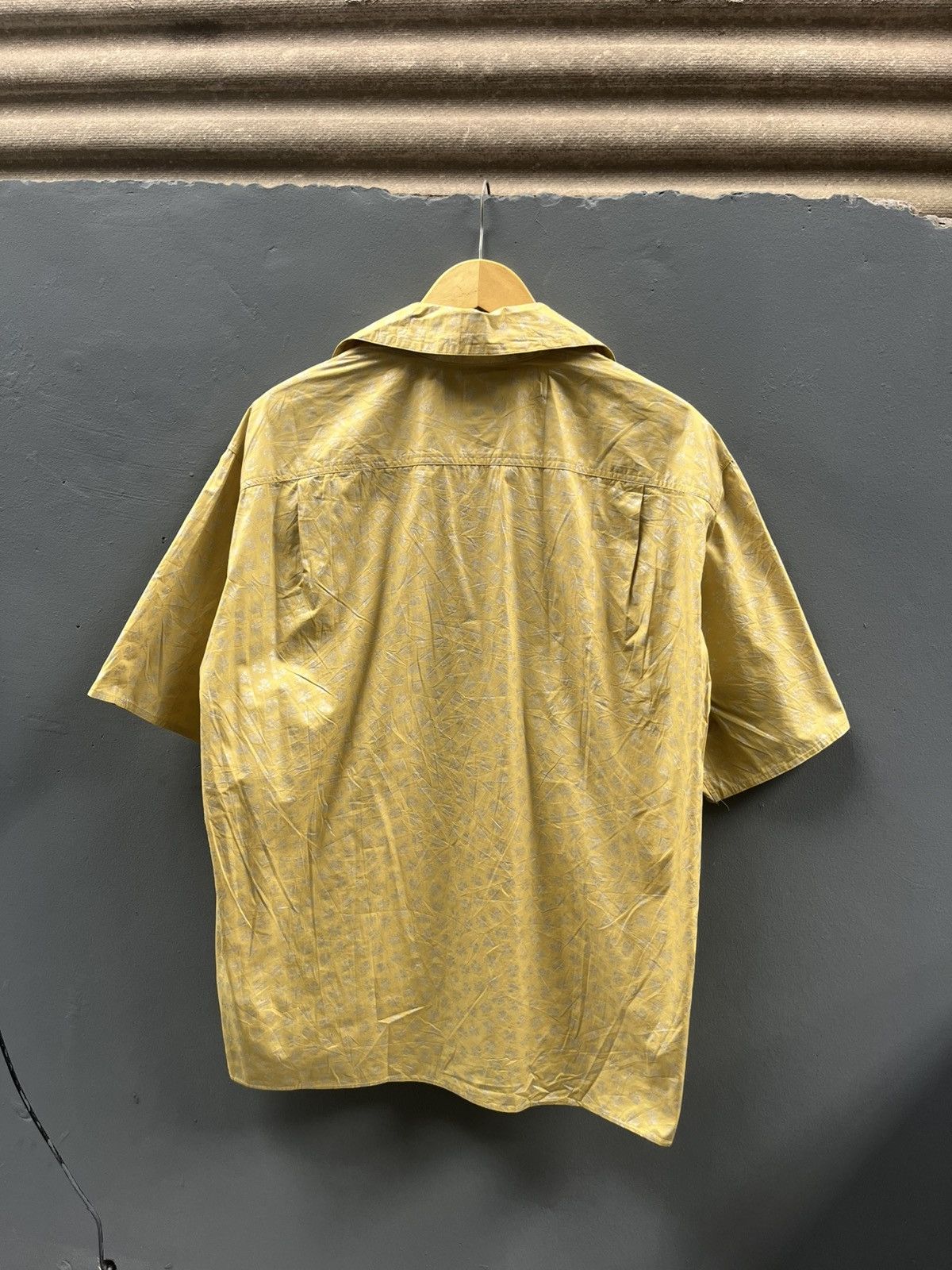 Gaultier Homme Objet 90s Junior Gaultier Collar Shirt Full Print flowers Size US L / EU 52-54 / 3 - 9 Thumbnail