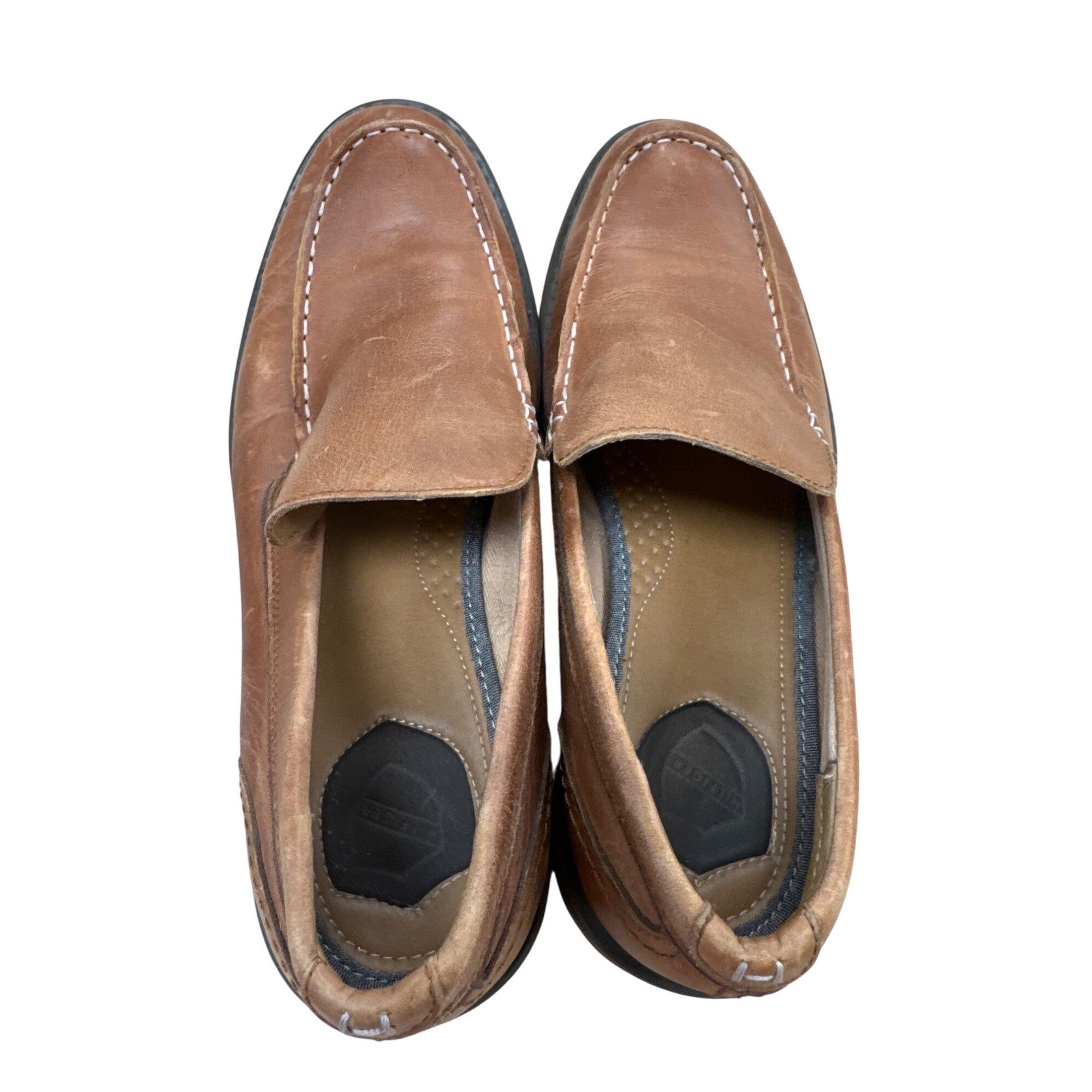 Tommy Hilfiger Tommy Hilfiger Stedman Mens Brown Leather Loafers Shoes SKU Size US 10.5 / EU 43-44 - 9 Thumbnail