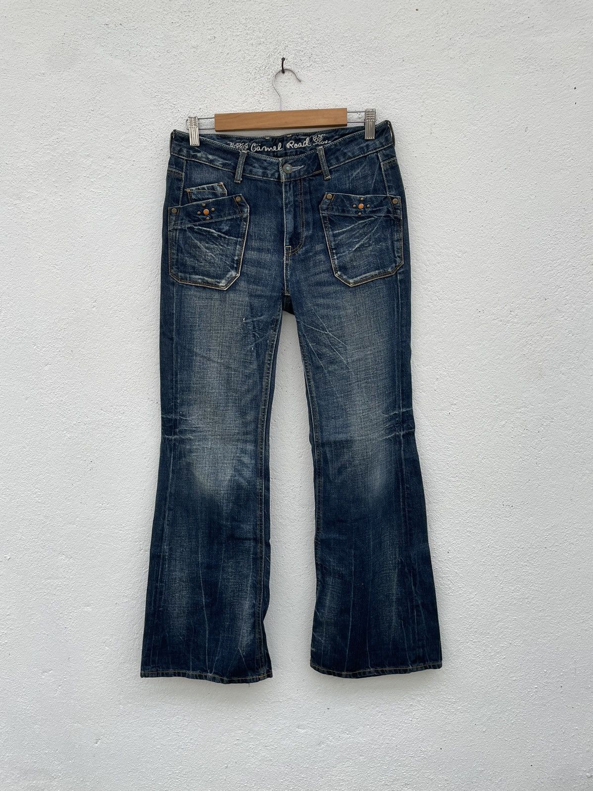 image of Camel Road Flare Jeans in Blue, Men's (Size 30)
