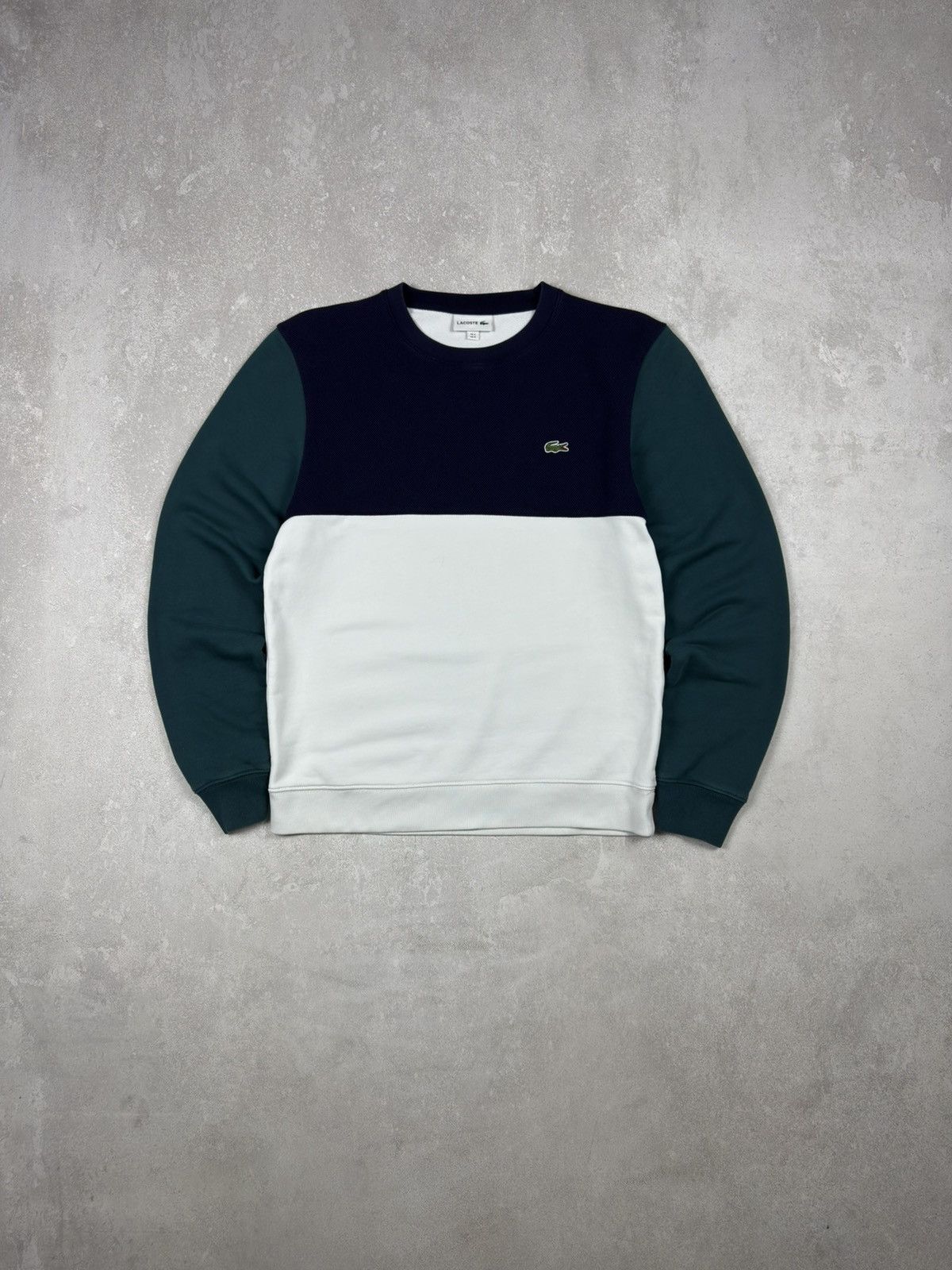 Lacoste Lacoste Sweatshirt Colorblock Fleece Crew Neck Mens size M Size US M / EU 48-50 / 2 - 1 Thumbnail