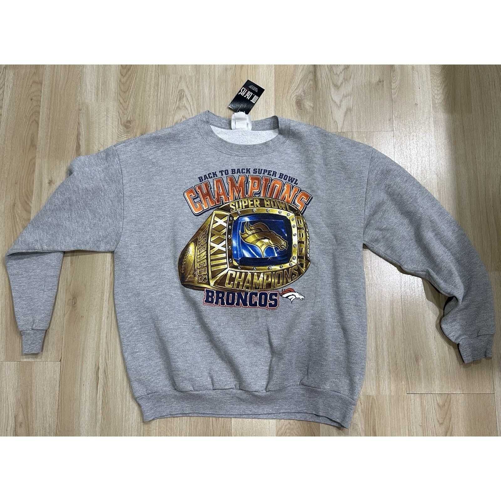 CSA Vintage Denver Broncos Crewneck XL Super Bowl Ring Size US XL / EU 56 / 4 - 1 Thumbnail