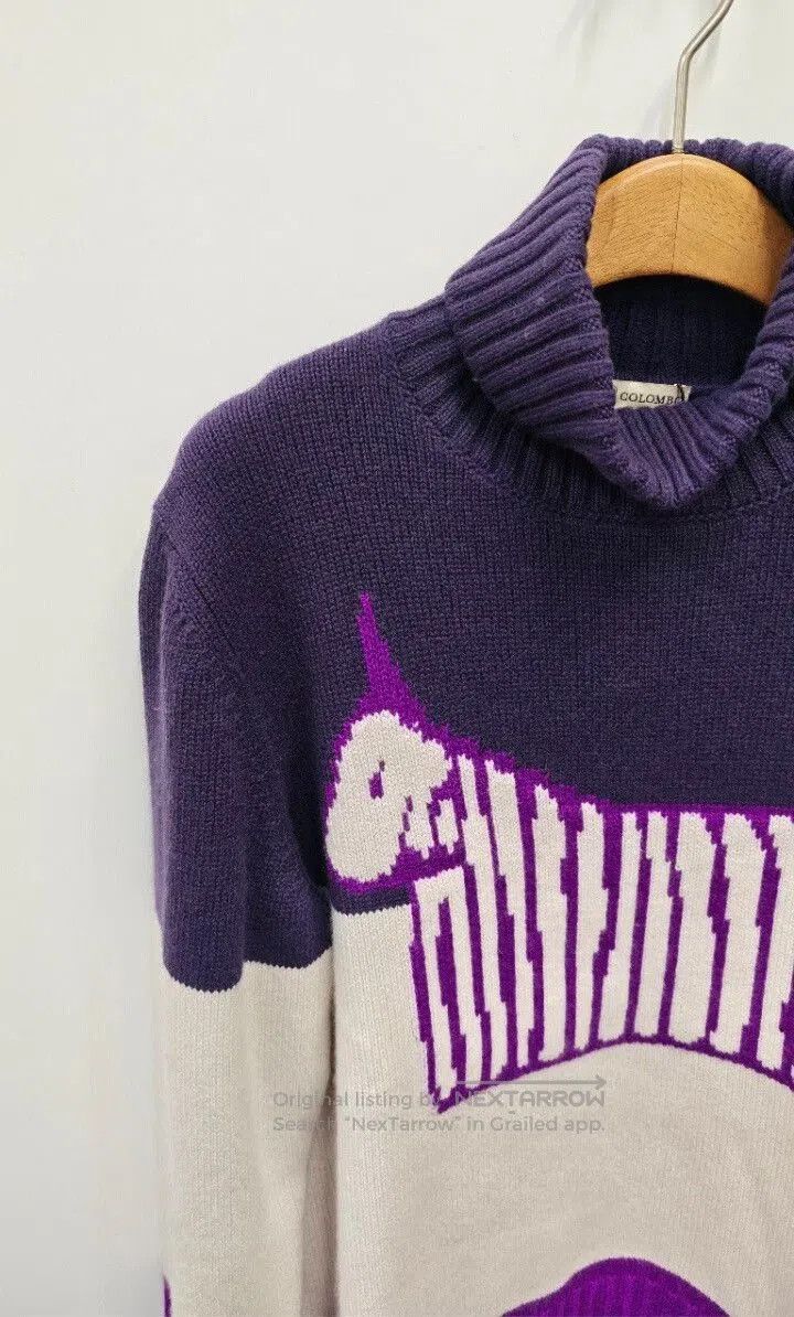 Colombo Cashmere Turtleneck Sweater in Purple. Size M / US 6-8 / IT 42-44 - 3 Thumbnail