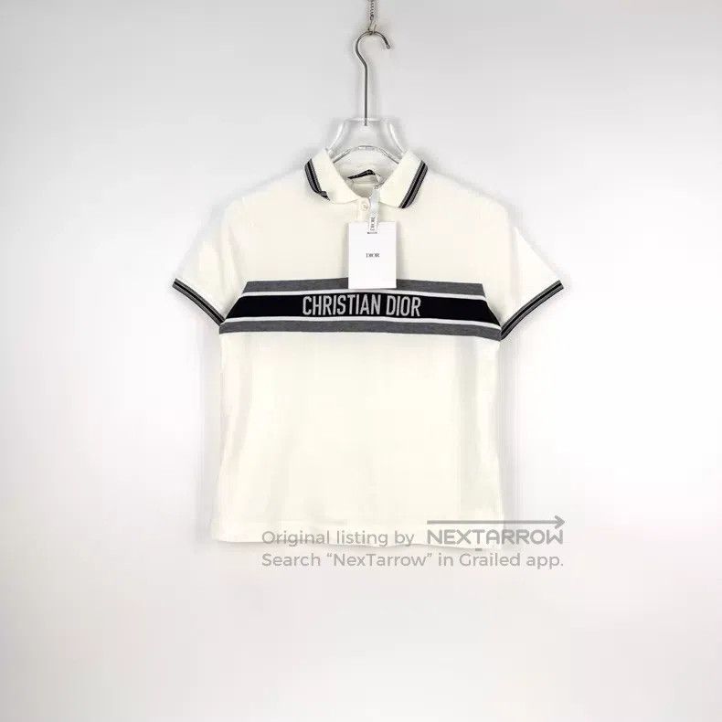 Dior Dior White classic logo short sleeves Size S / US 4 / IT 40 - 3 Thumbnail