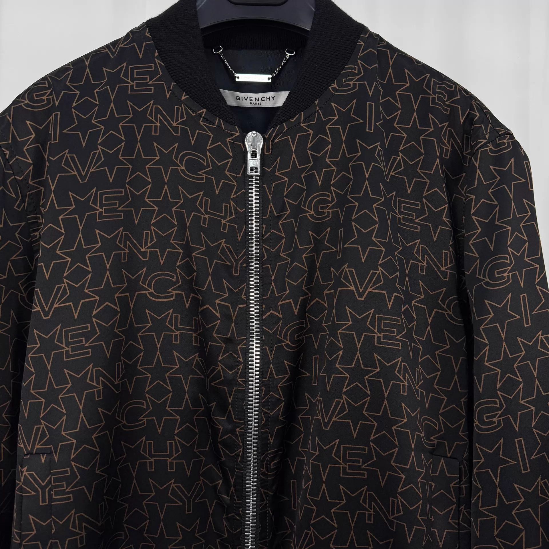 Givenchy Givenchy Star Logo Silk Zip Jacket 36 New Size XS / US 0-2 / IT 36-38 - 3 Thumbnail