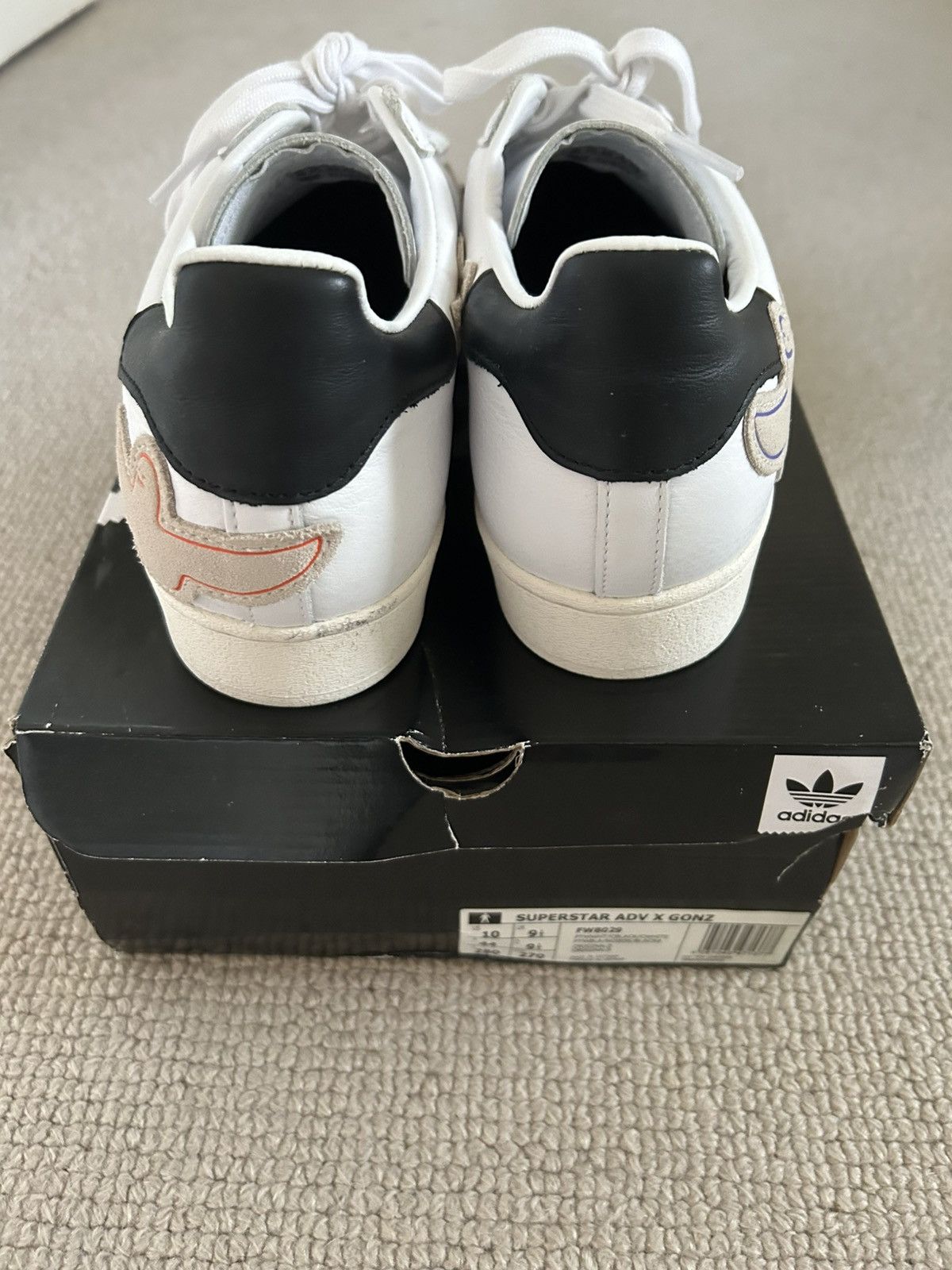 Adidas Adidas Superstar x Michael Gonzales Shmoo Size US 10 / EU 43 - 5 Thumbnail