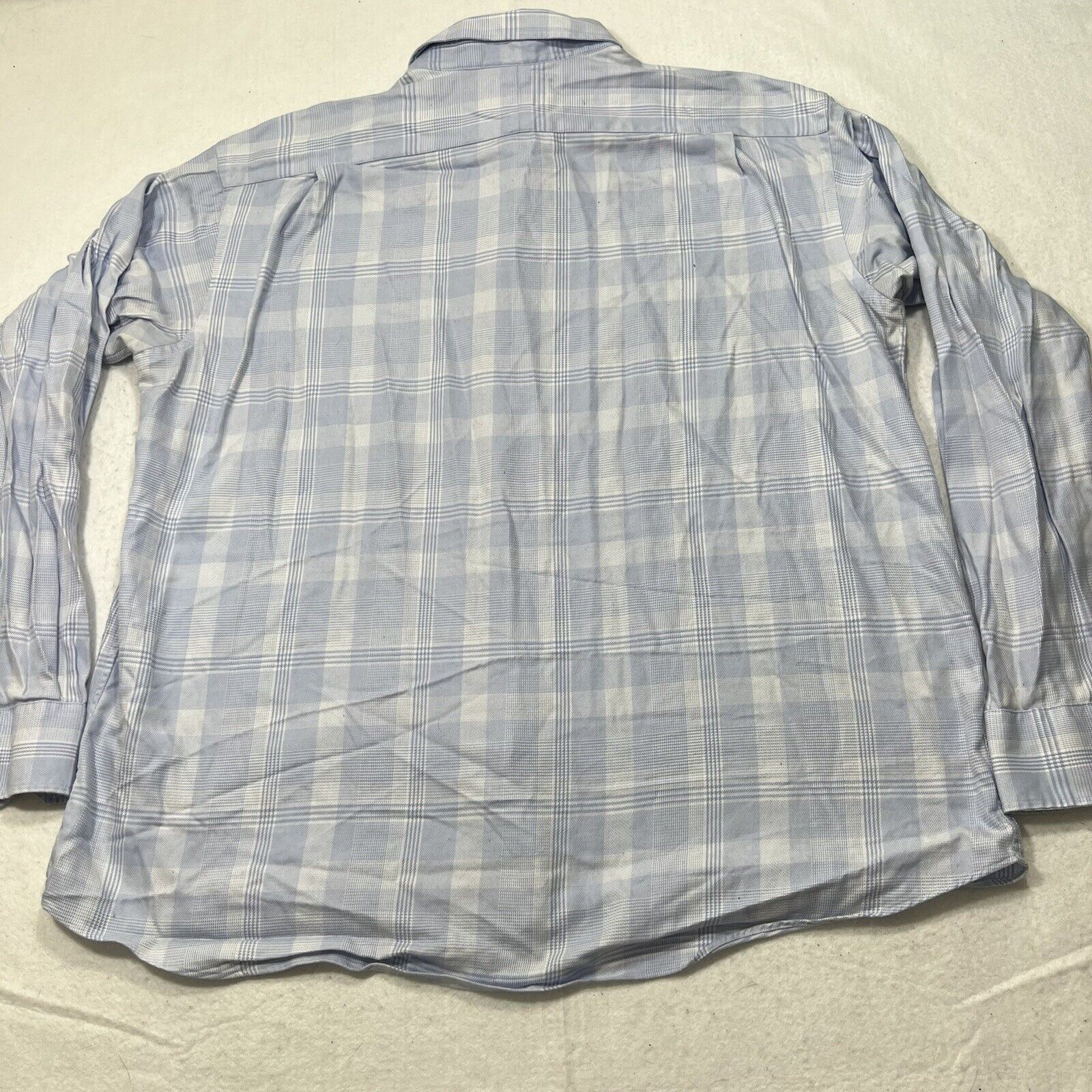 Tommy Bahama Tommy Bahama Blue & White Plaid Striped Button Down Shirt Size US XL / EU 56 / 4 - 9 Thumbnail