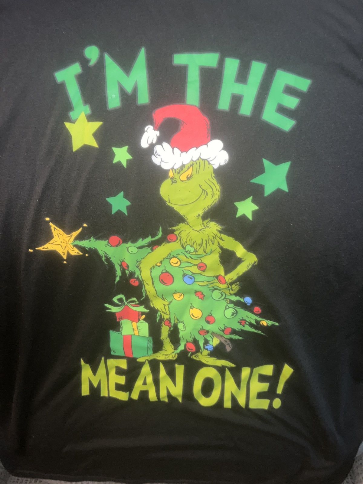 Holiday Brand Dr. Seuss The Grinch I’m The Mean One! LS Tee Size US M / EU 48-50 / 2 - 2 Thumbnail