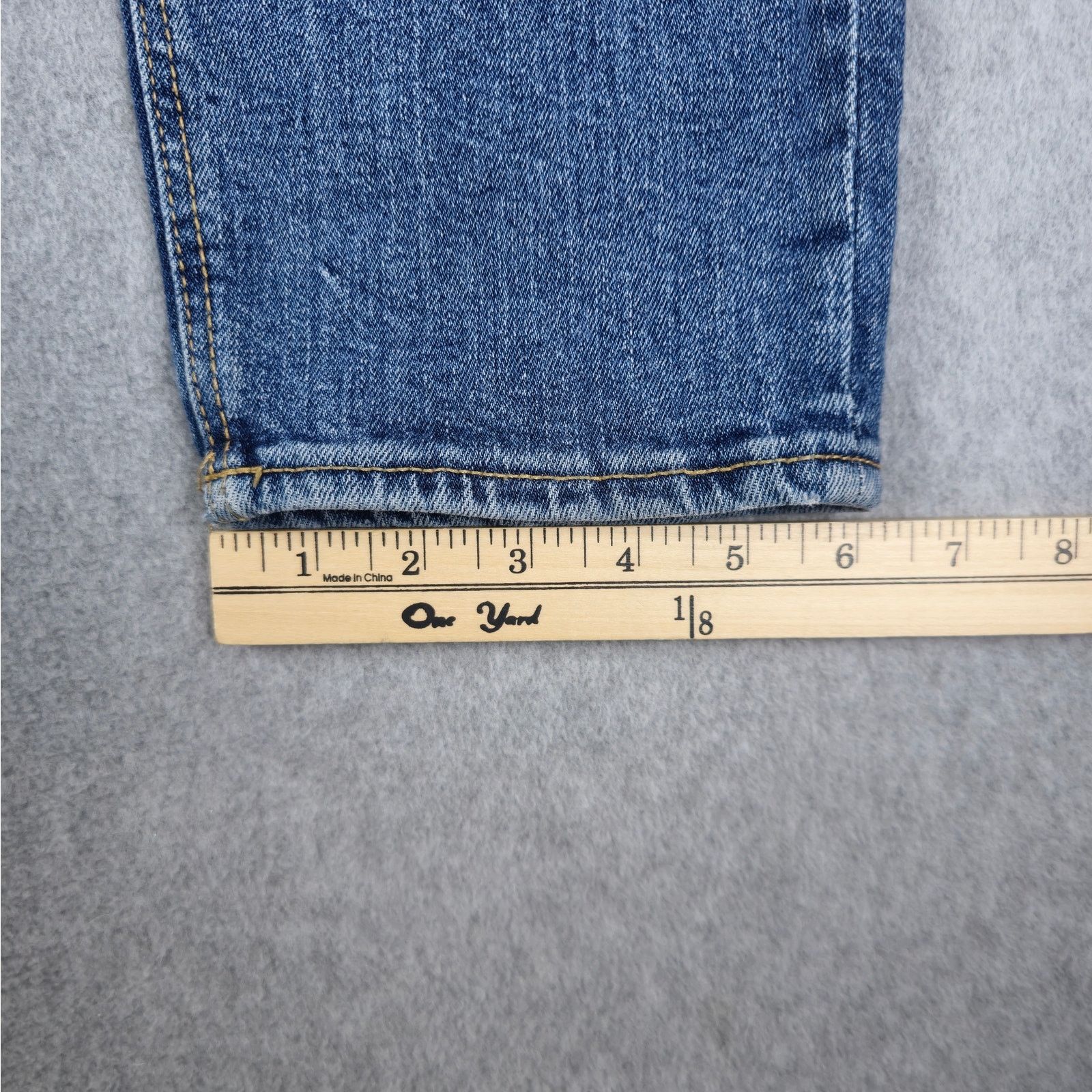 Old Navy Old Navy 4 Sky Hi Straight Button Fly Ripped Jeans 27x27 Size 27" / US 4 / IT 40 - 17 Thumbnail