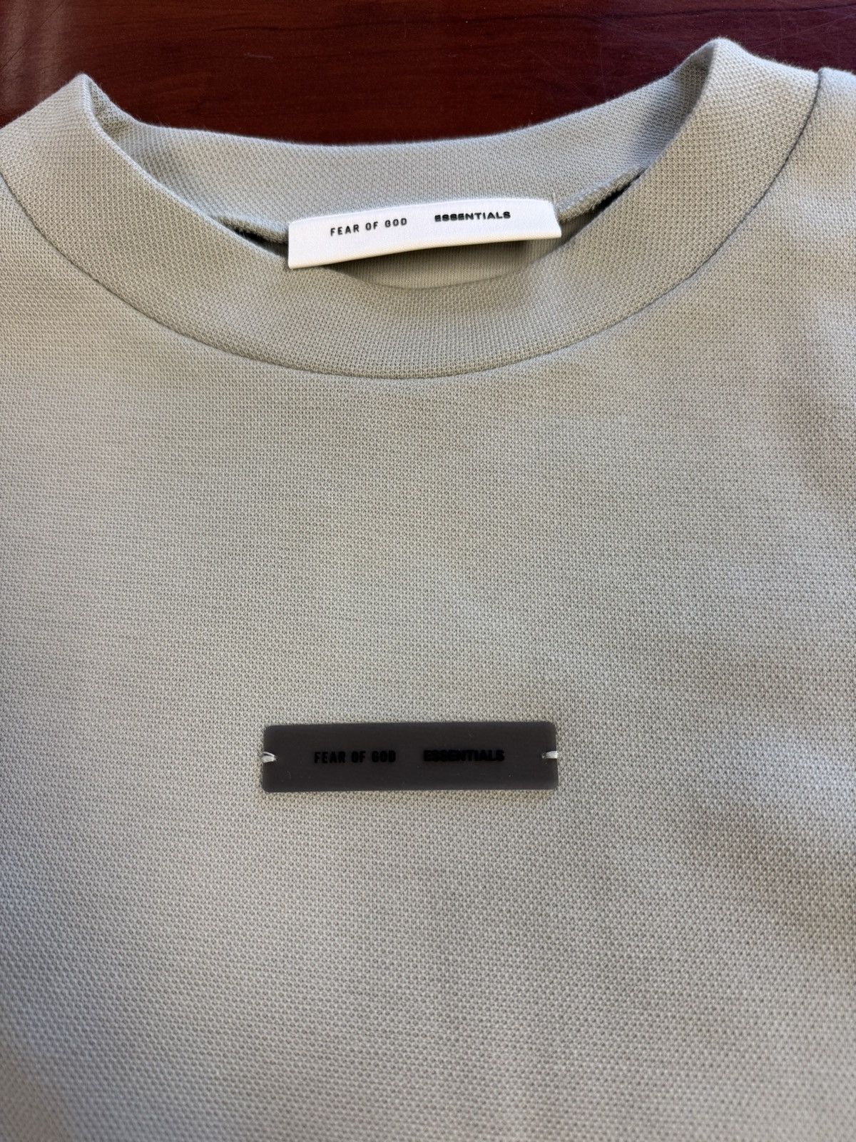 Essentials 90s pique short sleeve tee abbey stone Size US L / EU 52-54 / 3 - 2 Thumbnail