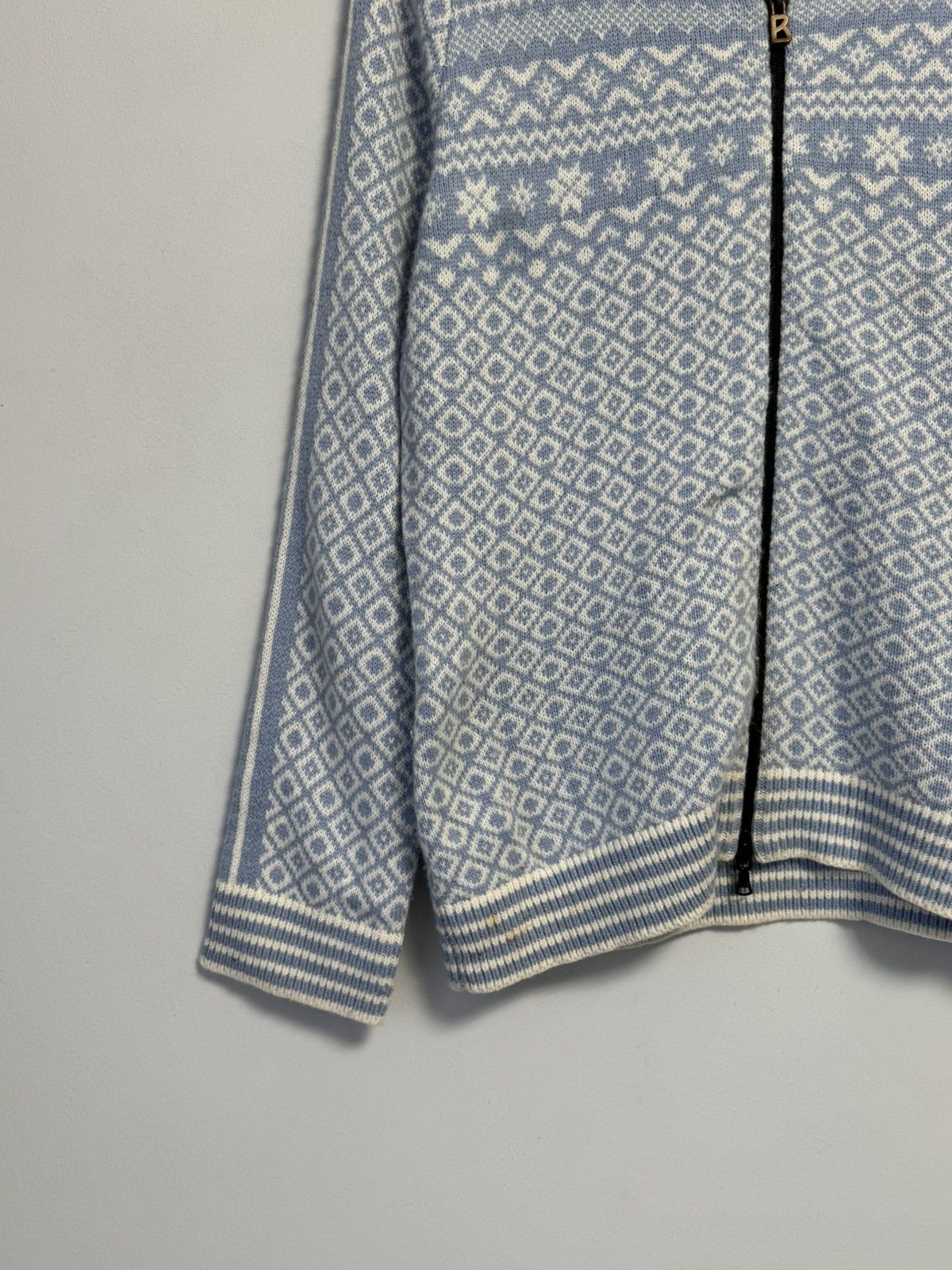 Bogner Bogner Fire+Ice Women’s Zip Sweater Patterned White Size M / US 6-8 / IT 42-44 - 4 Thumbnail
