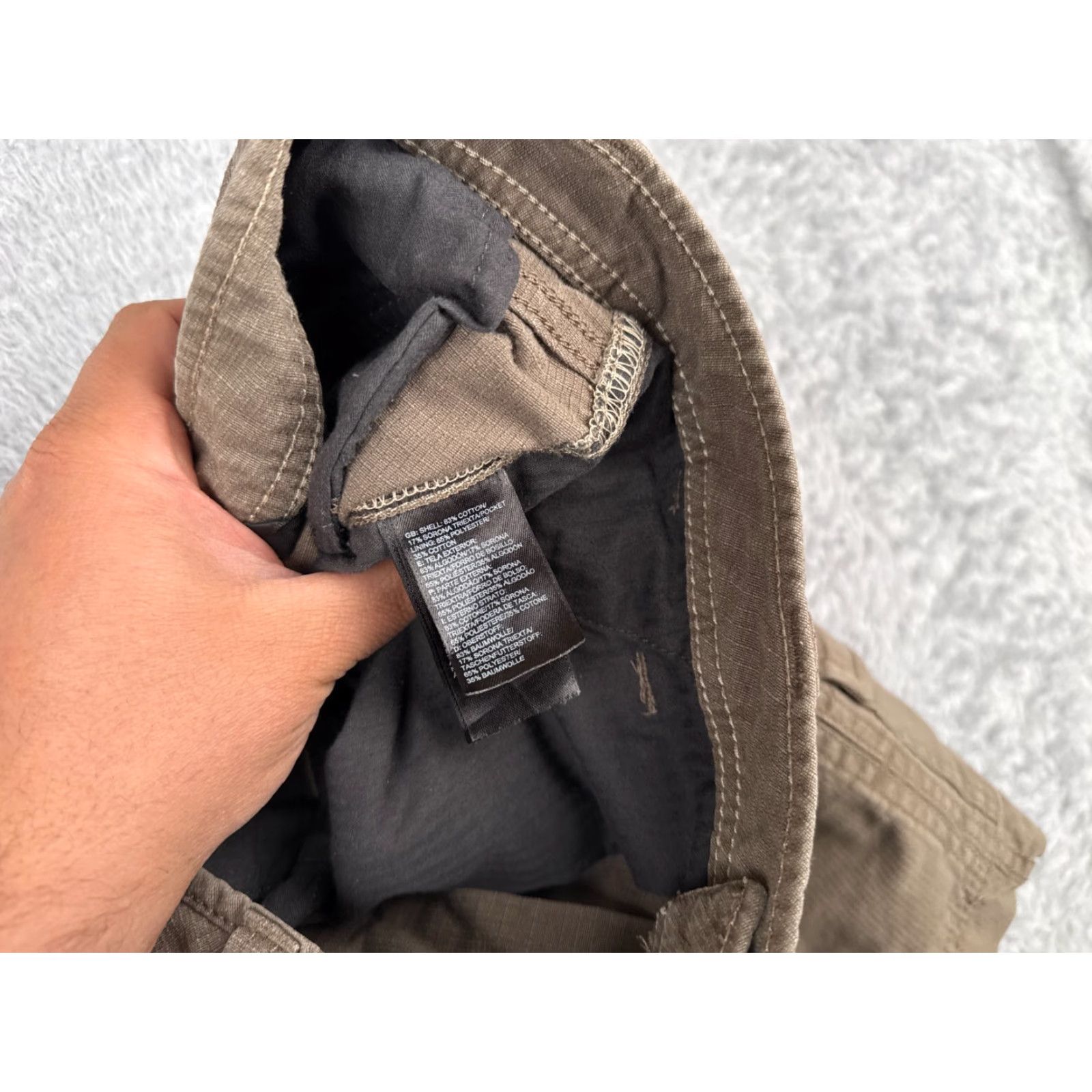 The North Face The North Face Shorts Mens 32 Brown Rip Stop Cargo Cotton Blend Hike Camp 32x9 Size US 32 / EU 48 - 7 Thumbnail