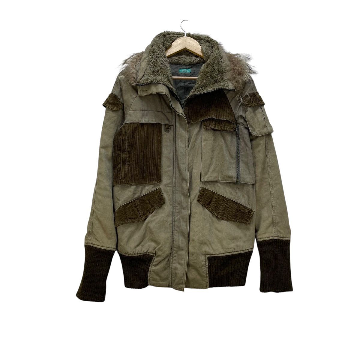 💥Agpeis Faux Fur Bondage Gothic Fashion Style Jacket