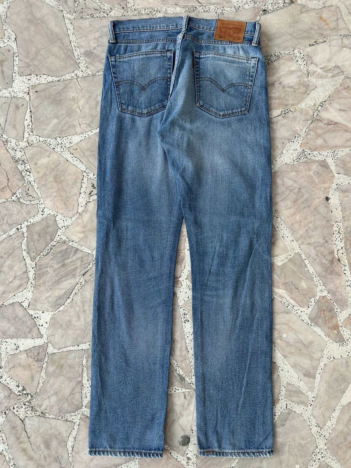 Levi's Levis 505 Ripped Jeans Size US 32 / EU 48 - 2 Thumbnail