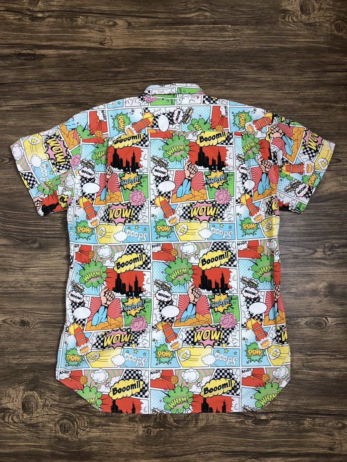 Comme des Garcons Comme des Garçons SHIRT All Over Graphic Print Cotton Shirt Size US S / EU 44-46 / 1 - 7 Thumbnail