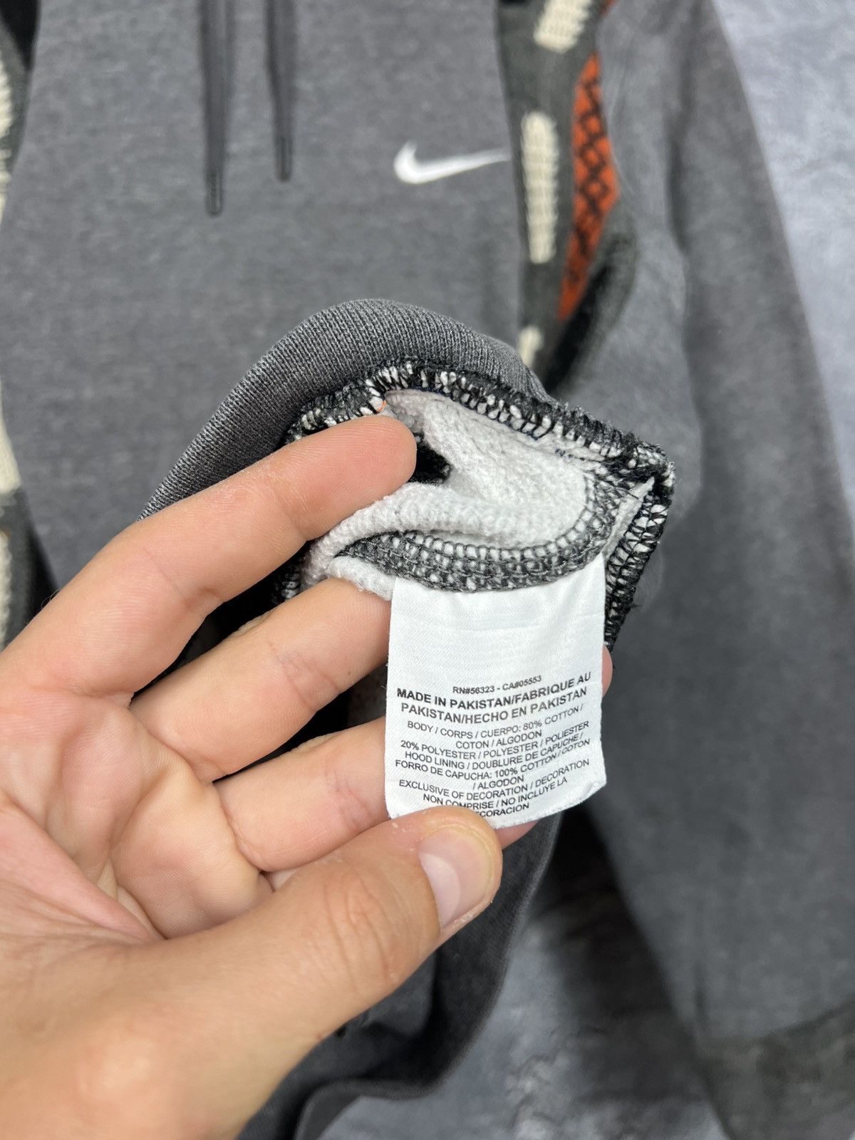Nike Vintage Nike Custom Hoodie With Wool Details Size M Size US M / EU 48-50 / 2 - 10 Thumbnail