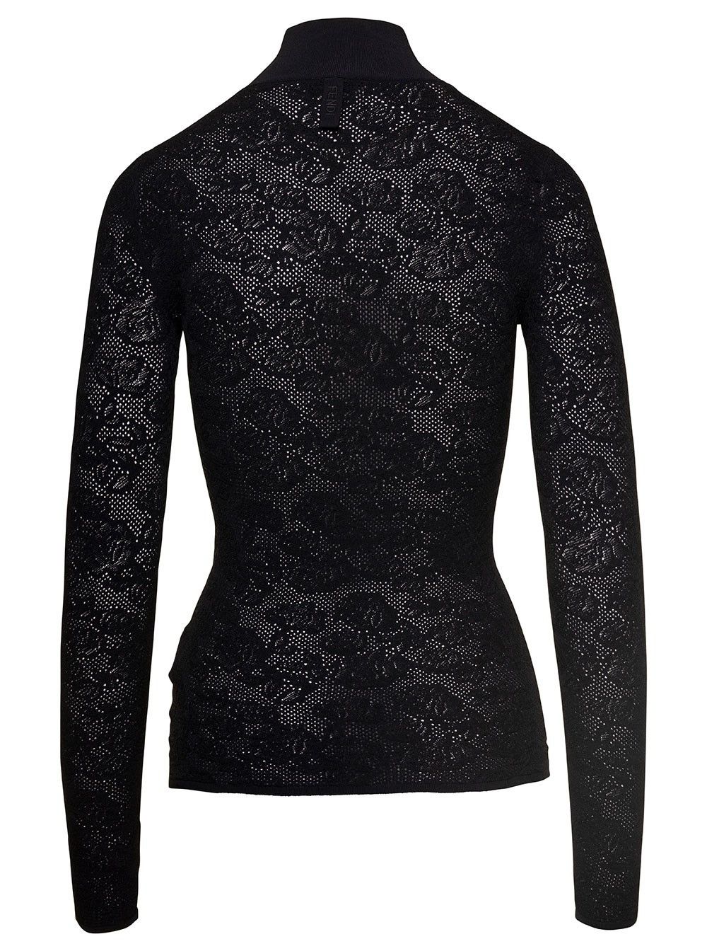 Fendi o1s1wg110225 Top in Black Size XL / US 12-14 / IT 48-50 - 2 Thumbnail