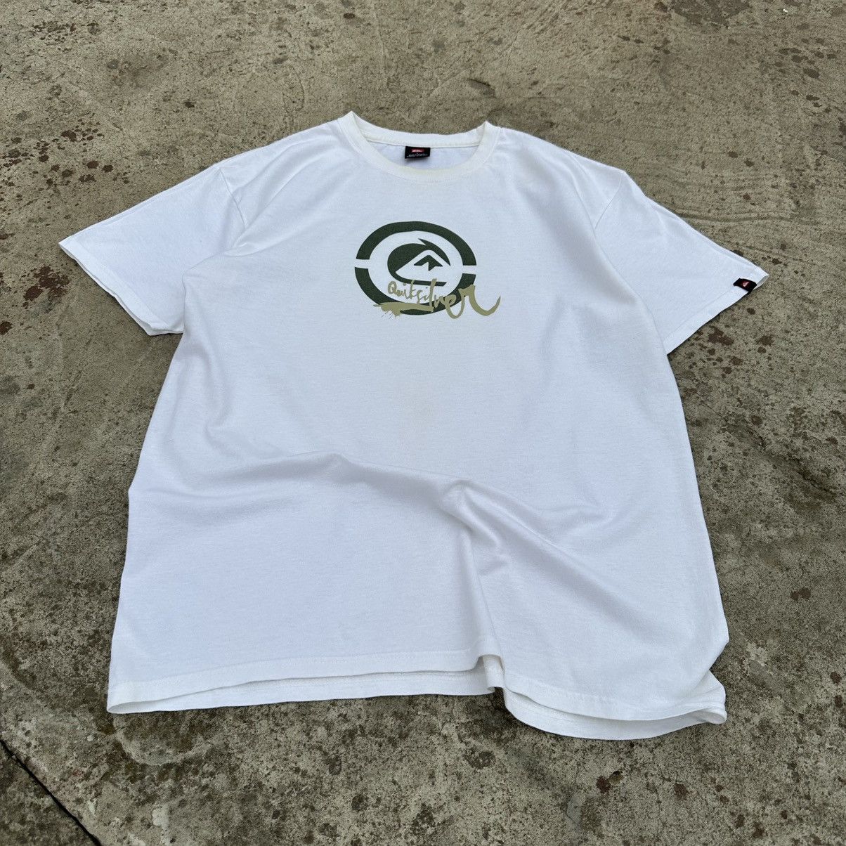 Quiksilver × Vintage Vintage Quicksilver T-shirts Big Logo Made In Mexico Surf Size US L / EU 52-54 / 3 - 3 Thumbnail