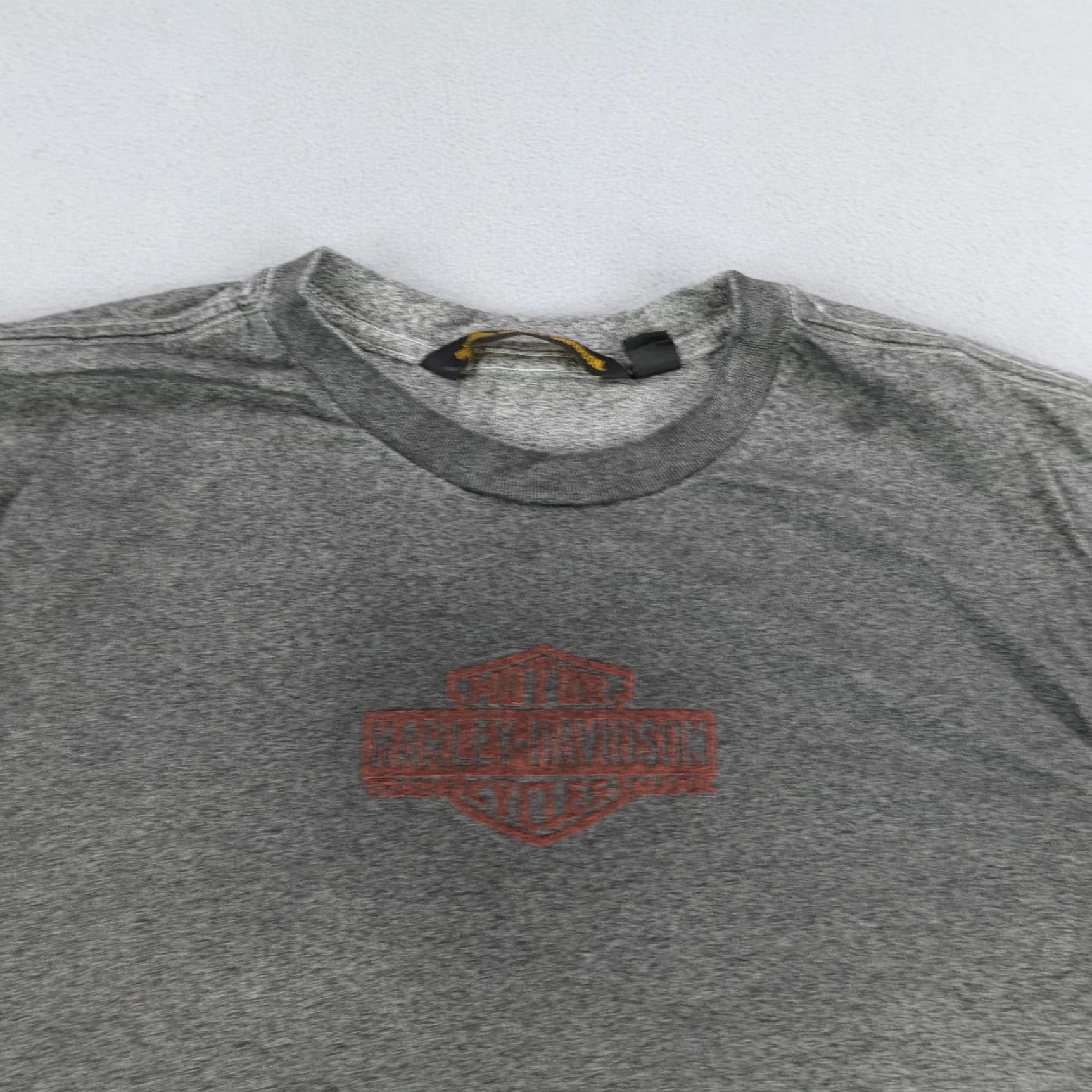 Harley Davidson VINTAGE Harley-Davidson Shirt Mens Medium Gray Fast Track Service Biker Tee Shirt? Size US M / EU 48-50 / 2 - 3 Thumbnail