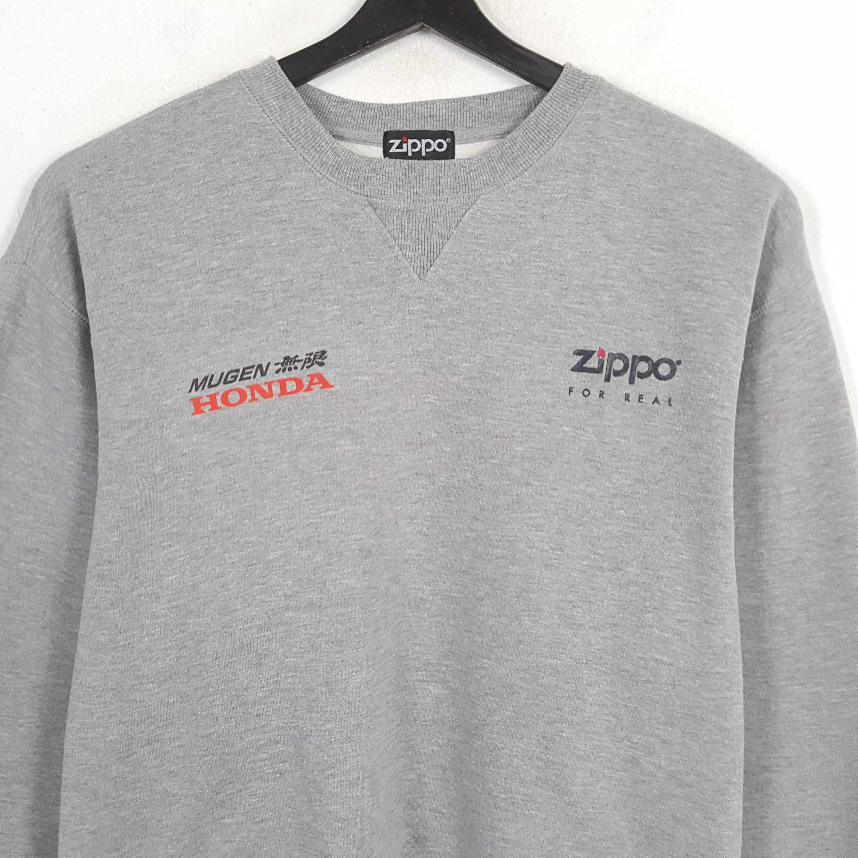 Vintage Zippo X MUGEN HONDA Custom Art Sweatshirt Size US L / EU 52-54 / 3 - 4 Thumbnail