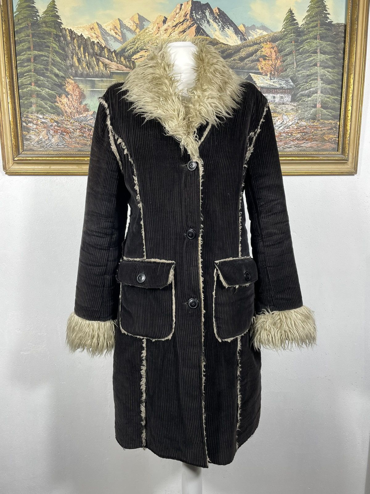 If Six Was Nine × Le Grande Bleu (L.G.B.) Button Ups Coat Avant Garde Affliction Grunge Retro 00s Size XL / US 12-14 / IT 48-50 - 1 Thumbnail