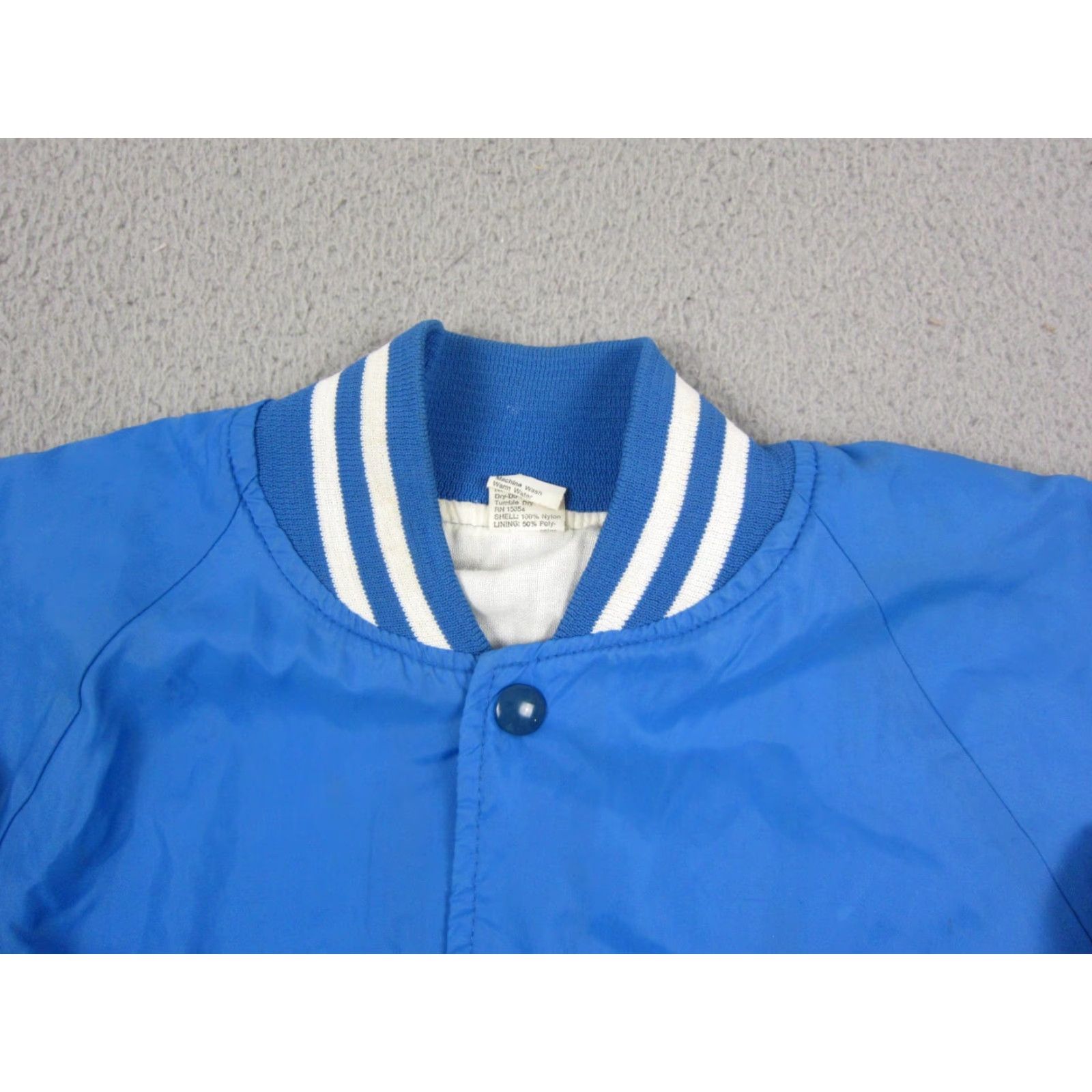 Vintage VINTAGE Girl Scouts Jacket Mens XL Blue Varsity 90s Outdoor Logo Women's XL Blue Varsity Jacket Size XL / US 12-14 / IT 48-50 - 4 Thumbnail